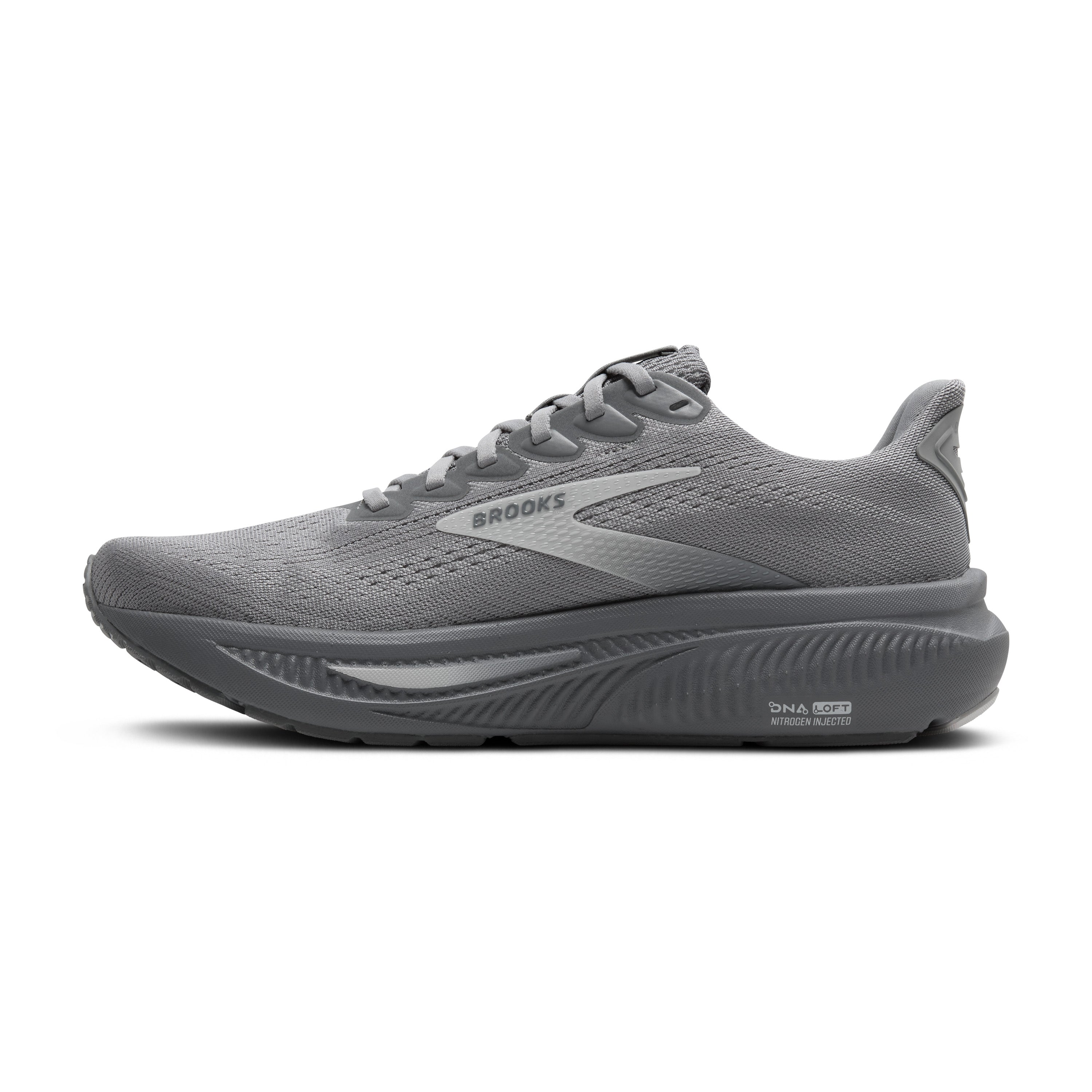 BROOKS MEN'S GHOST 17 - WIDE 2E - PRIMER GRAY/OYSTER MUSHROOM - SIZE 9.5