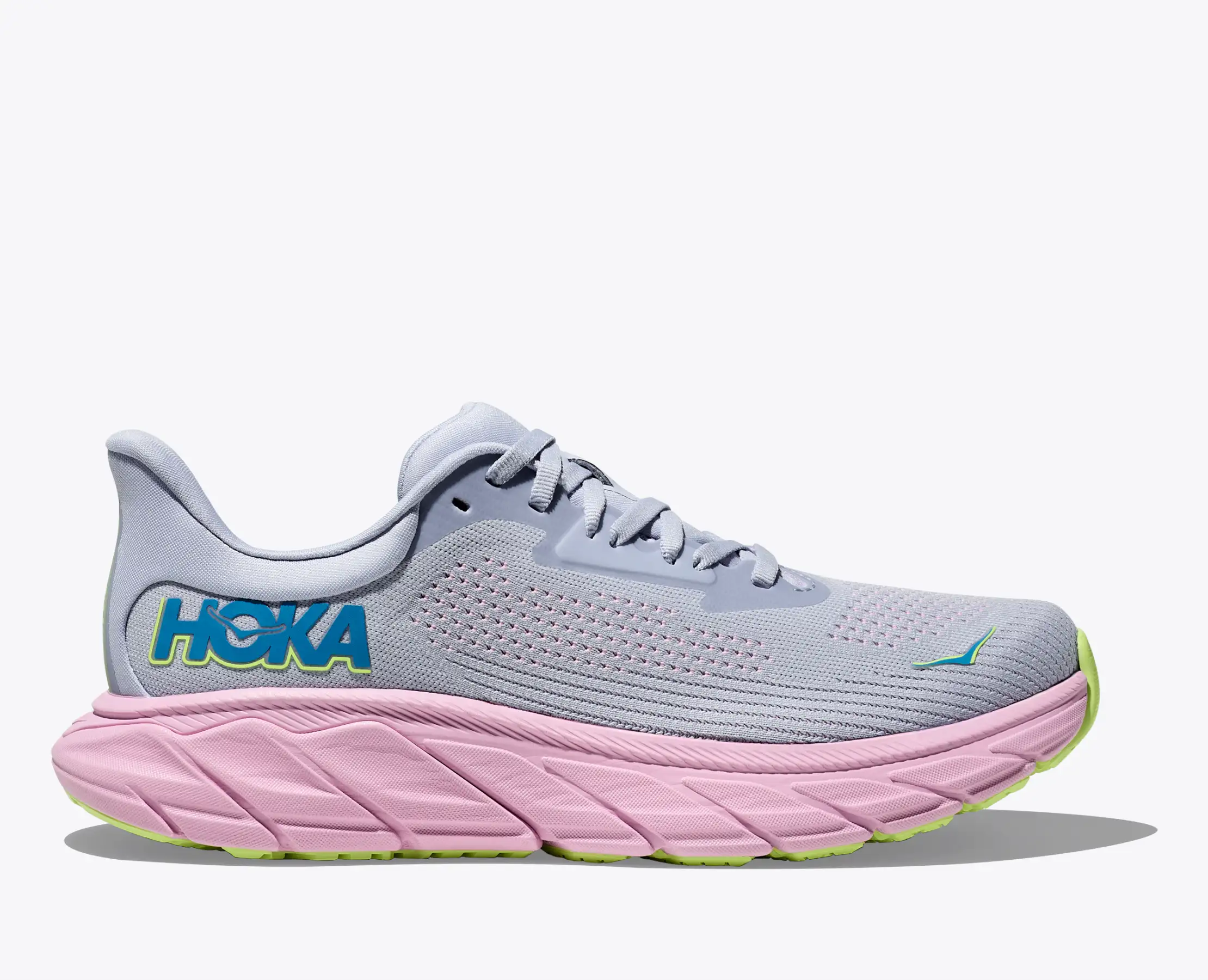 HOKA WOMEN'S ARAHI 7 - WIDE D - GLP GULL/PINK TWILIGHT 5.0