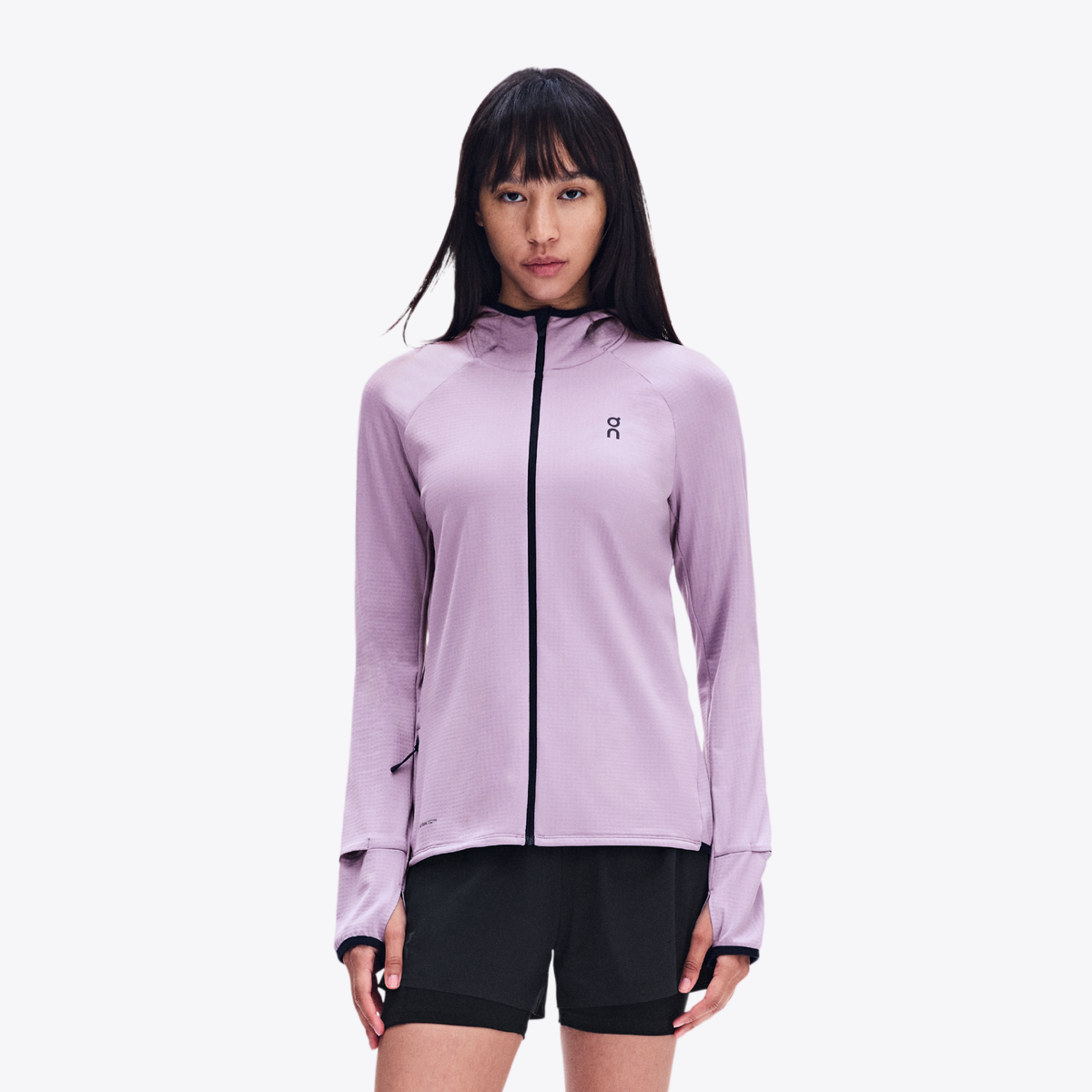 WOMEN'S CLIMATE ZIP HOODIE - MALLOW