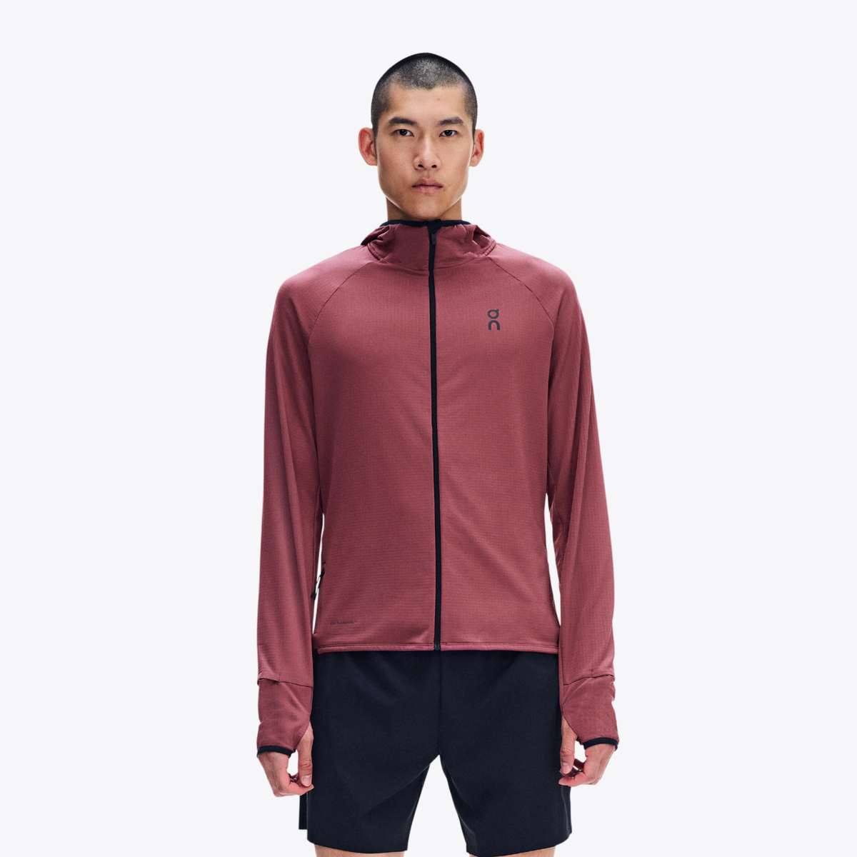 MEN'S CLIMATE ZIP HOODIE - BARBERRY