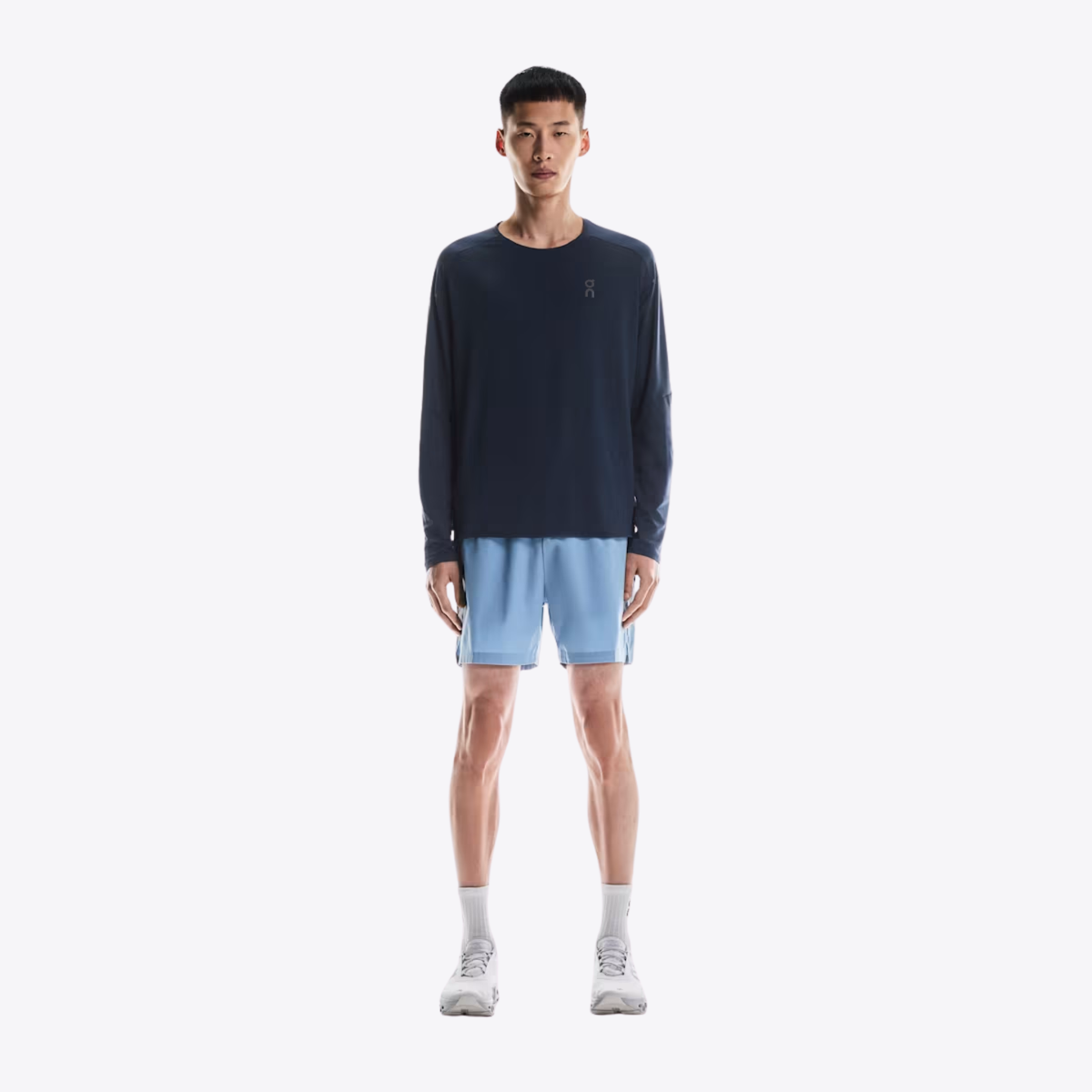 MEN'S PERFORMANCE LONG T - NAVY/BLACK