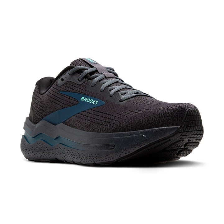 BROOKS MEN'S GHOST MAX 2 - WIDE 2E - 081 EBONY/COCKATOO/BLUE SAPPHIRE 