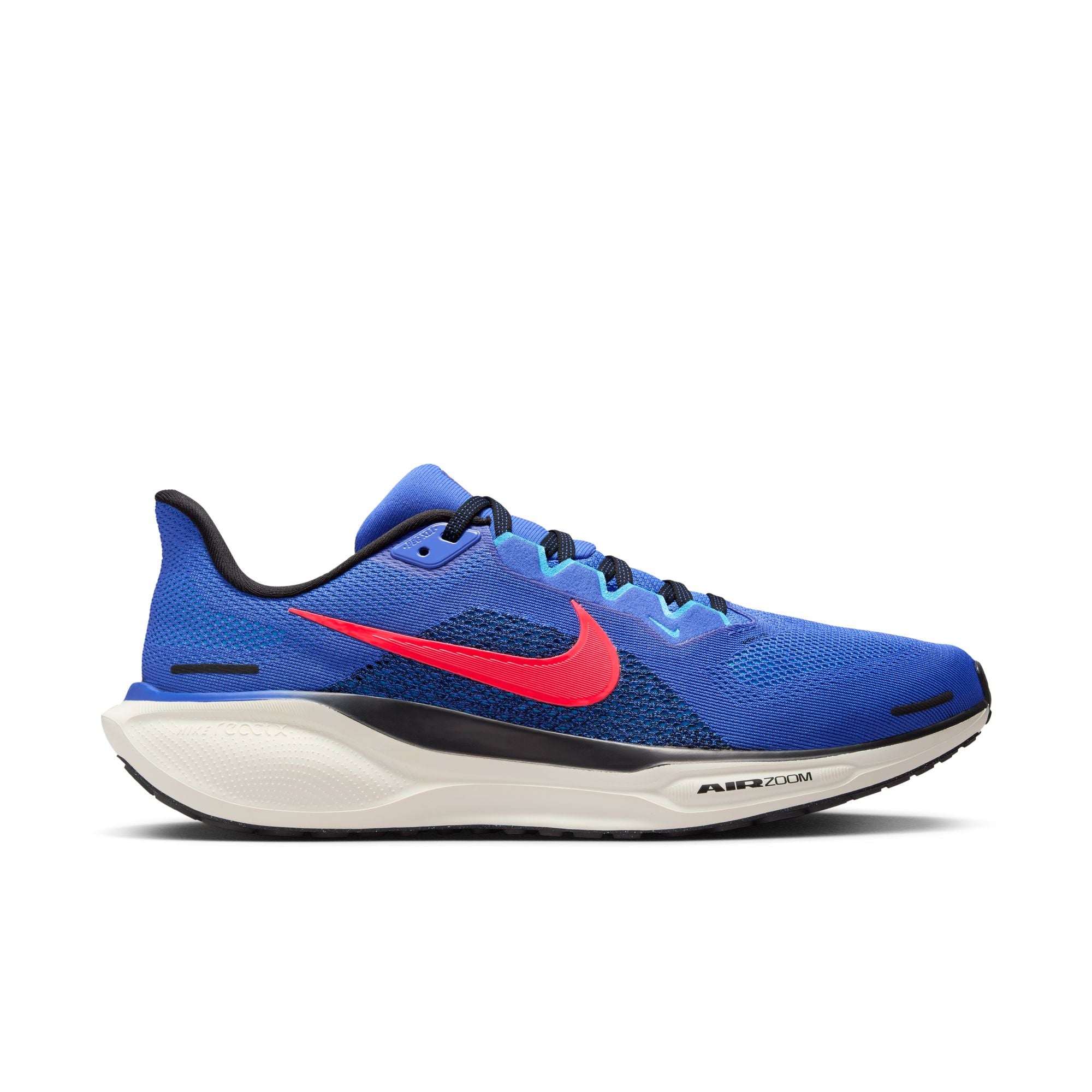 NIKE MEN'S PEGASUS 41 - D - 401 ASTRONOMY BLUE/HOT PUNCH-BLACK - size 10.0 