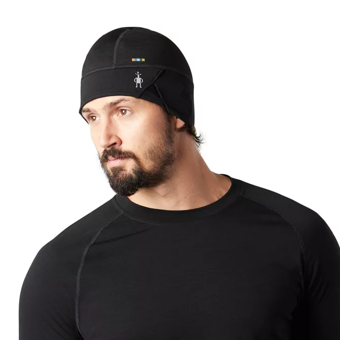 SMARTWOOL MERINO SPORT FLEECE TRAINING BEANIE 001 BLACK