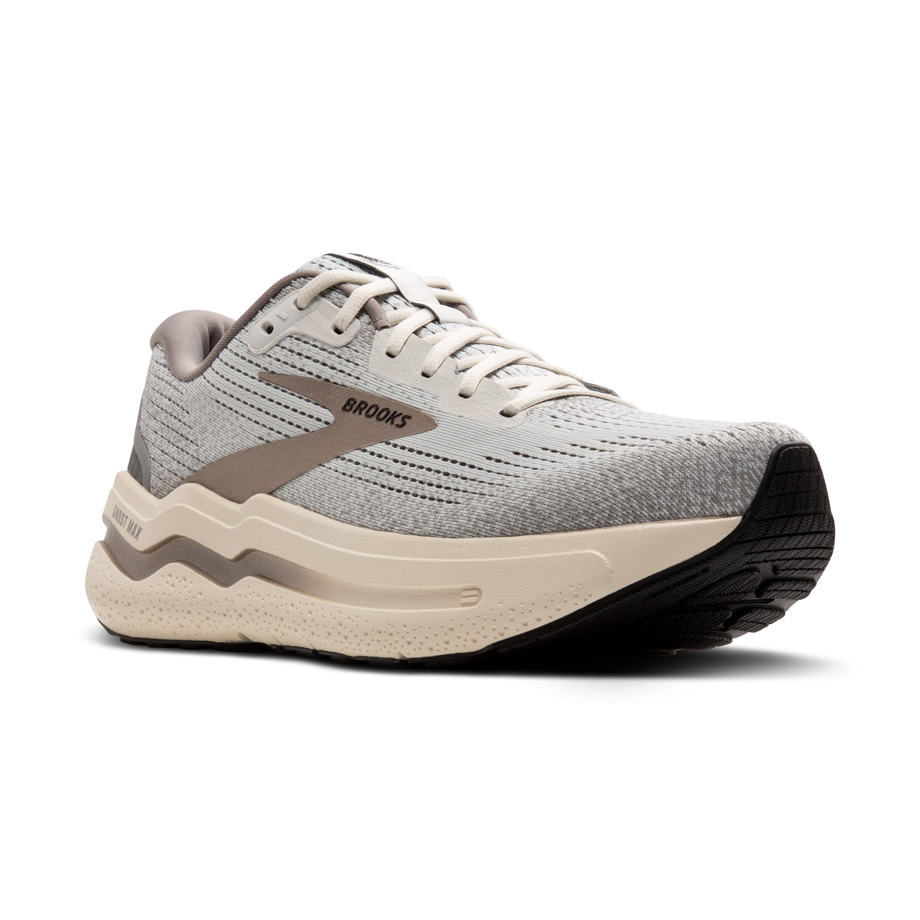 BROOKS MEN'S GHOST MAX 2 - D - 085 GREY/FROST GREY/CHAMPAGNE 