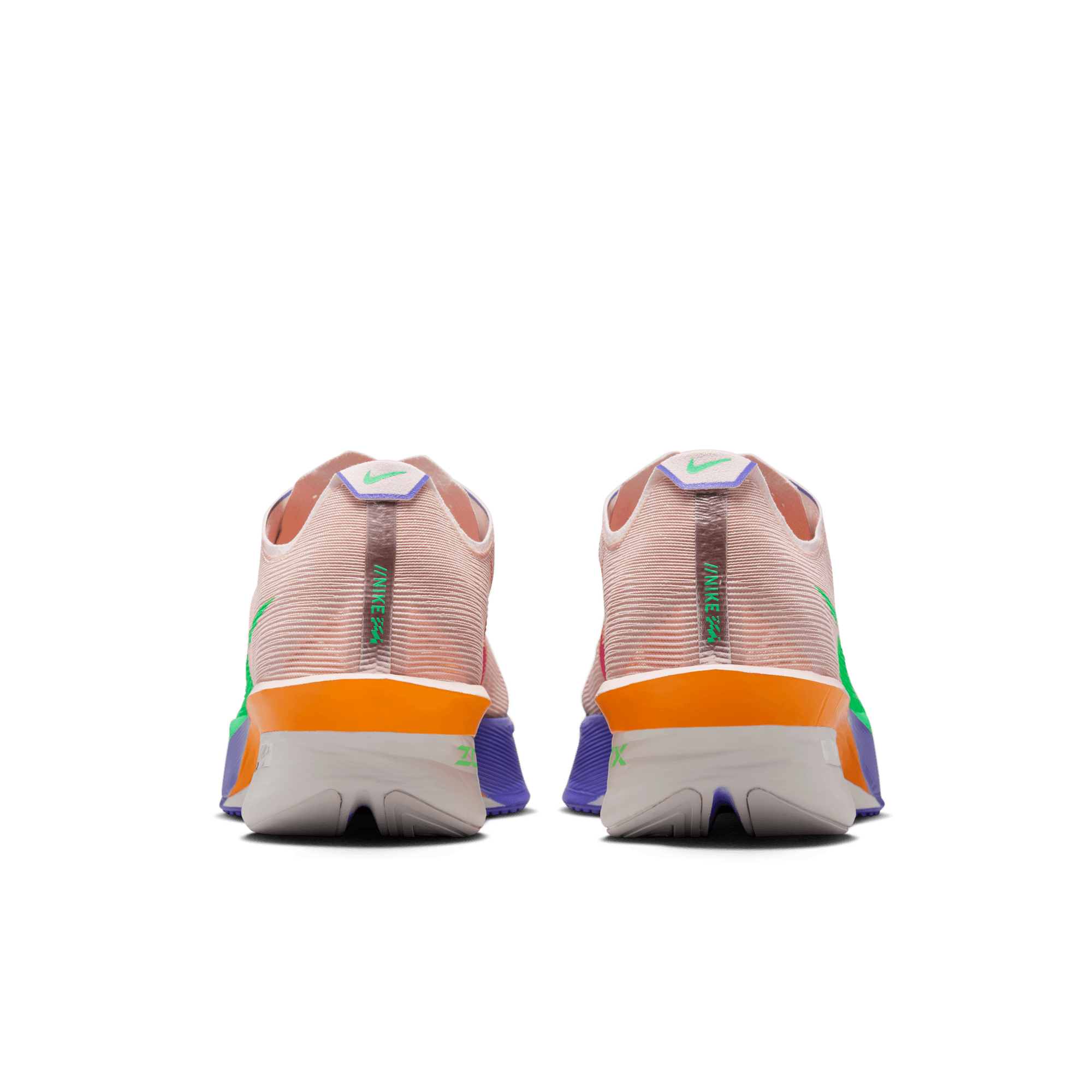 NIKE MEN'S VAPORFLY 4 EK - D - SILT RED/GREEN SHOCK