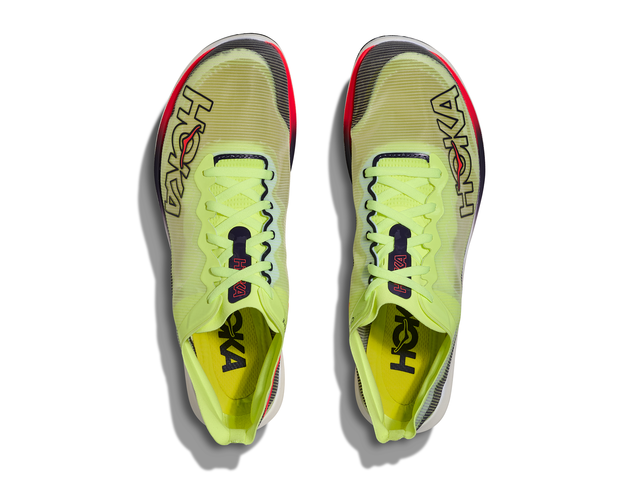 HOKA UNISEX CIELO FLYX ELITE - D - NEON YUZU/SQUID INK