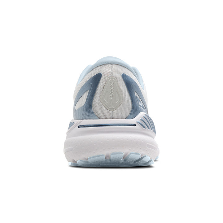 BROOKS WOMEN'S ADRENALINE 23 - B - 191 WHITE/ILLUSION BLUE 