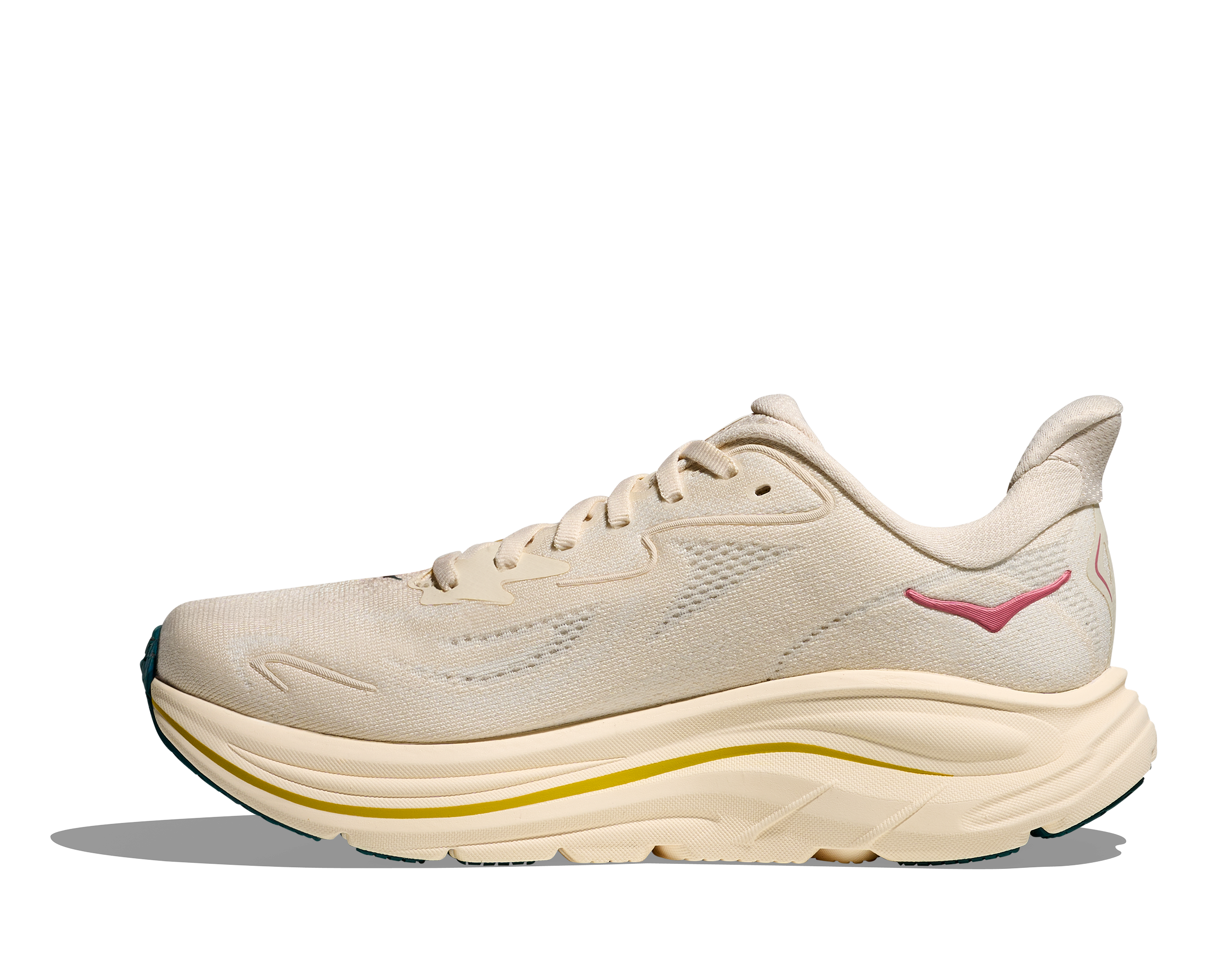 HOKA WOMEN'S CLIFTON 10 - B - BIRCH/ALABASTER