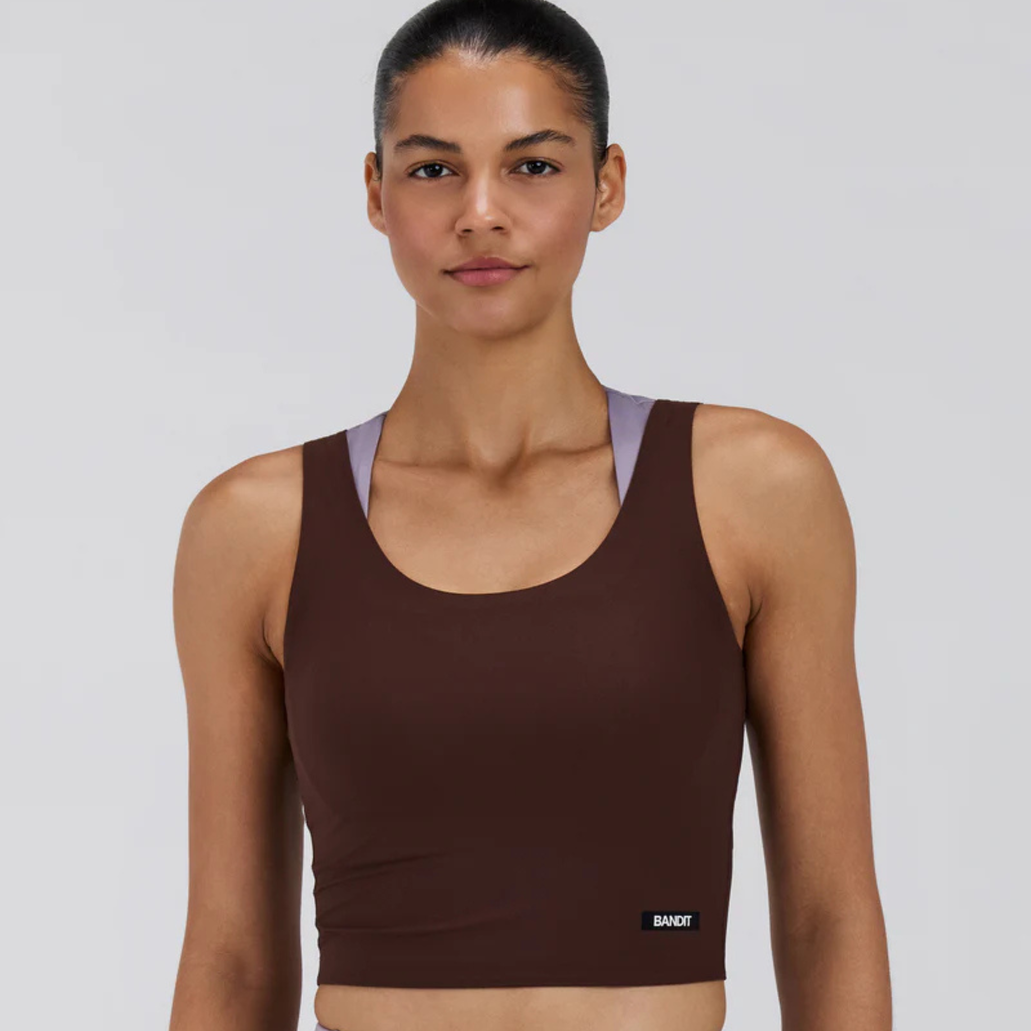 BANDIT WOMEN'S SCOOP NECK TANK - CACAO XS