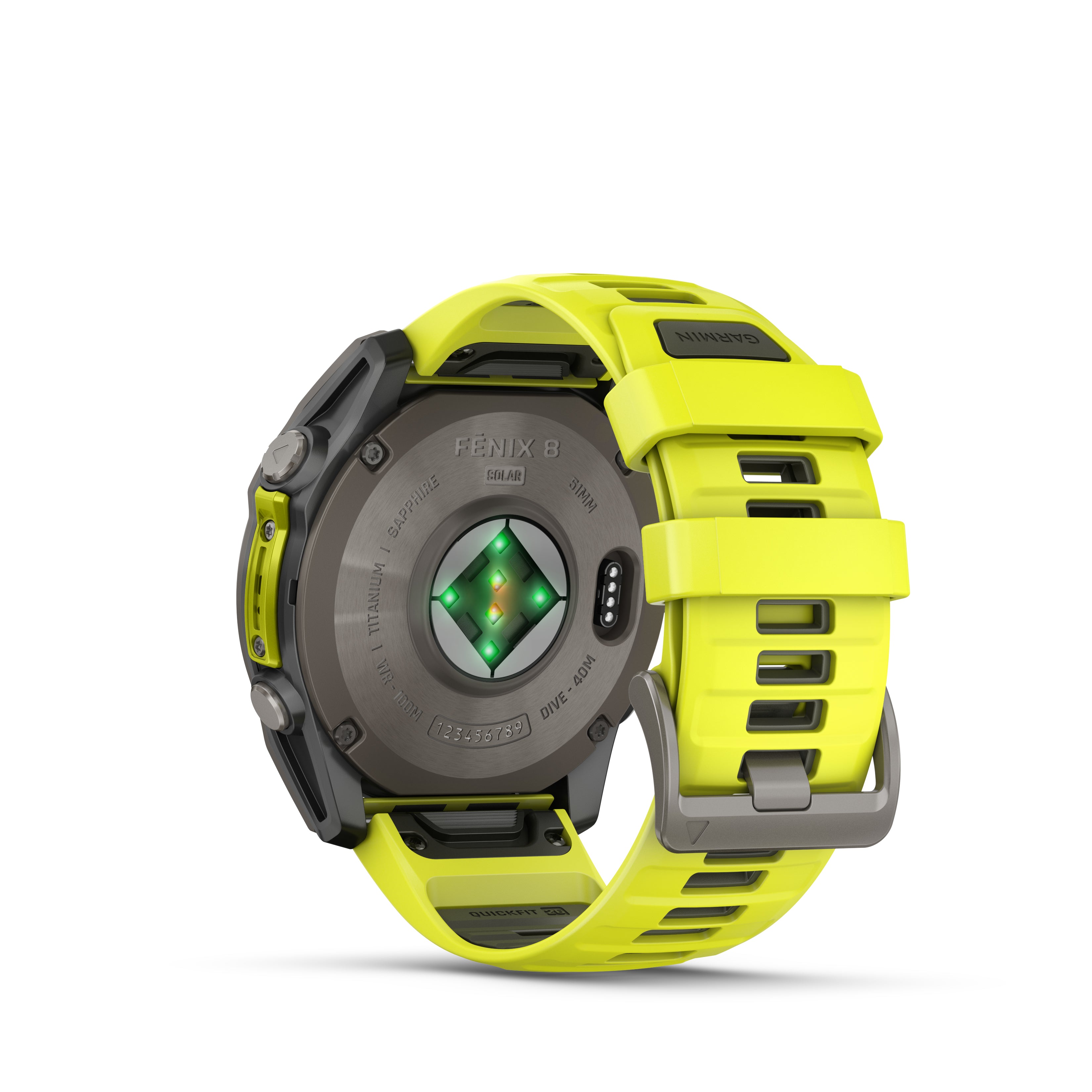 GARMIN GARMIN fēnix® 8 - 51MM - SOLAR, SAPPHIRE - AMP YELLOW/GRAPHITE 