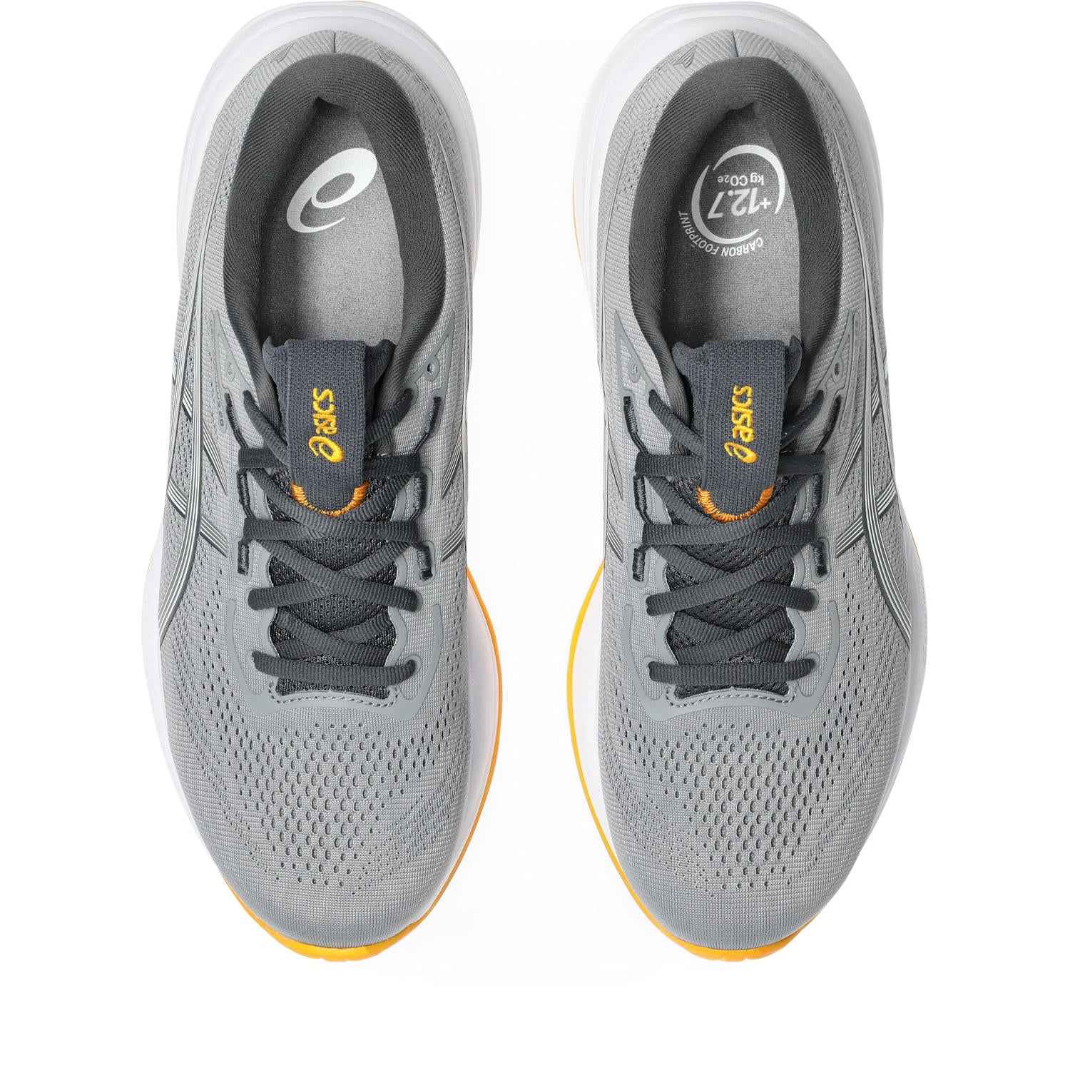 ASICS MEN'S CUMULUS 28 - D - GRAVEL/ARCTIC BLUE