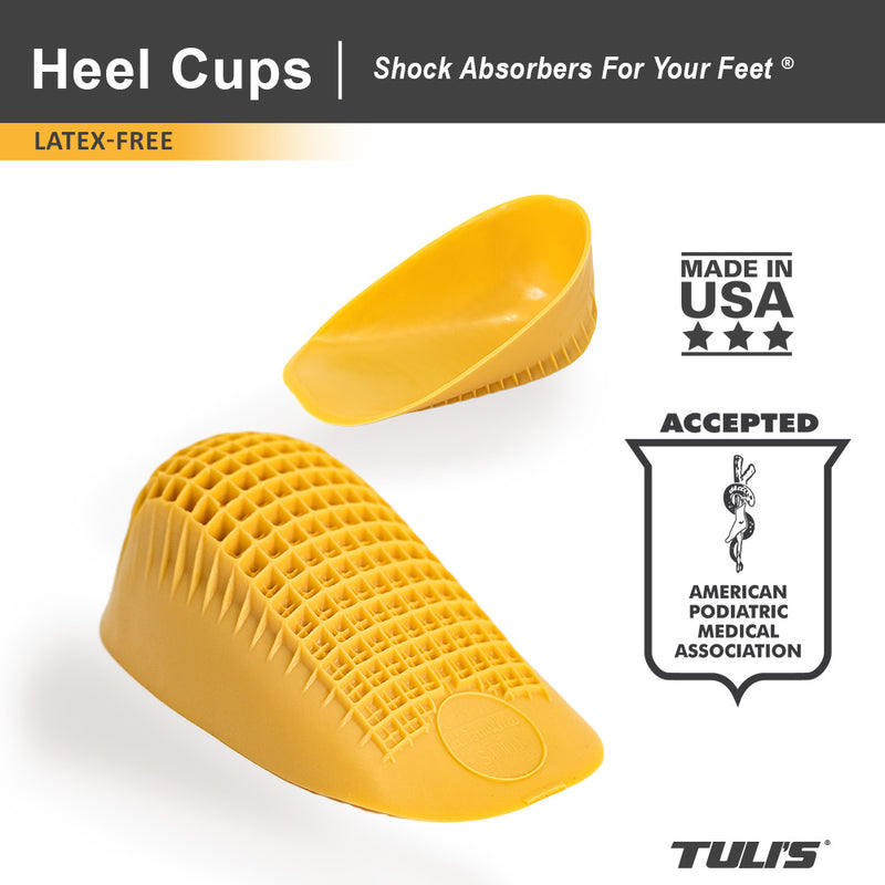 MEDI-DYNE Tuli Heel Cups Yellow