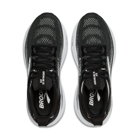 BROOKS MEN'S ADRENALINE GTS 25 - X-WIDE 4E - BLACK/GREY/WHITE