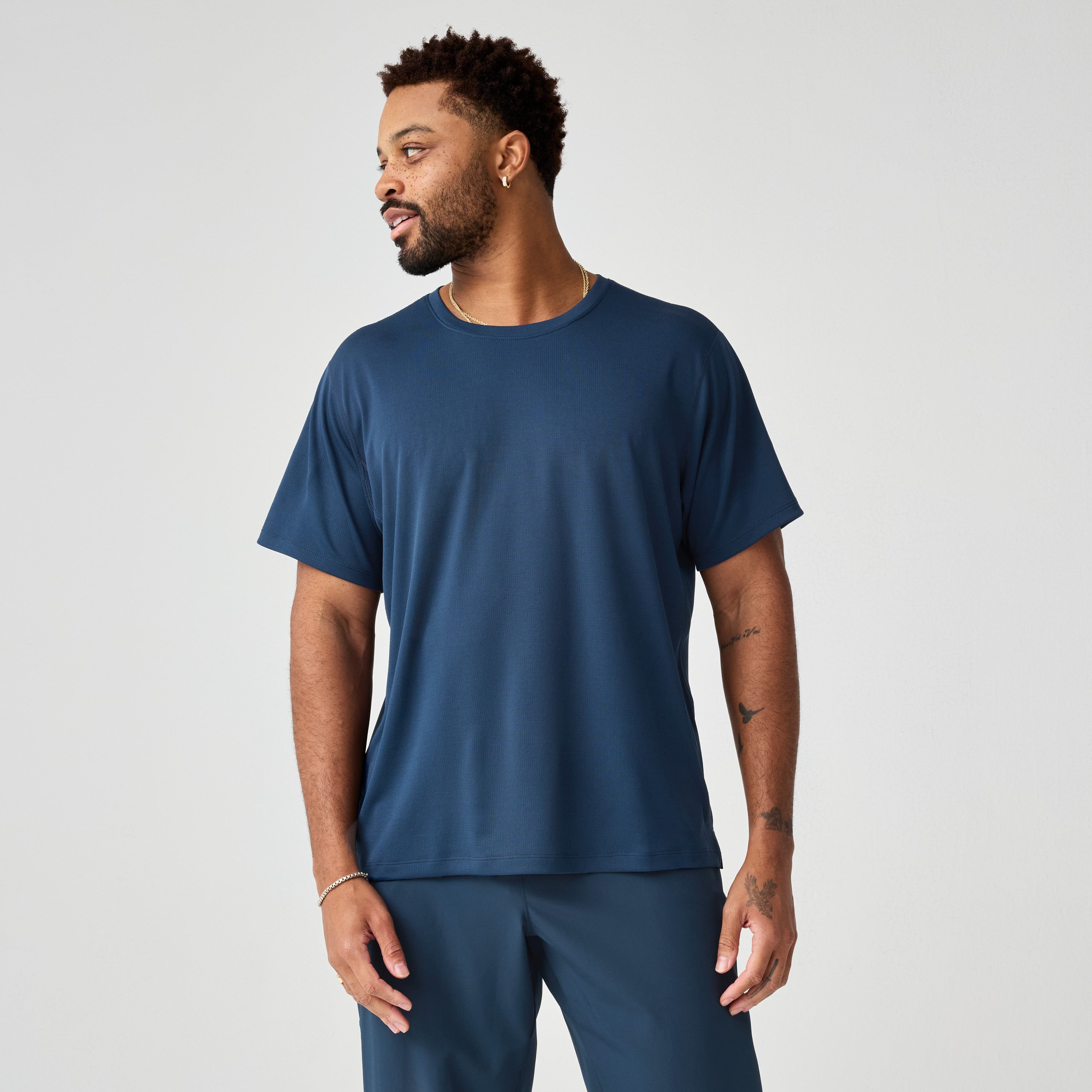 BROOKS MEN'S DASH SHORT SLEEVE 467 MIDNIGHT RUN