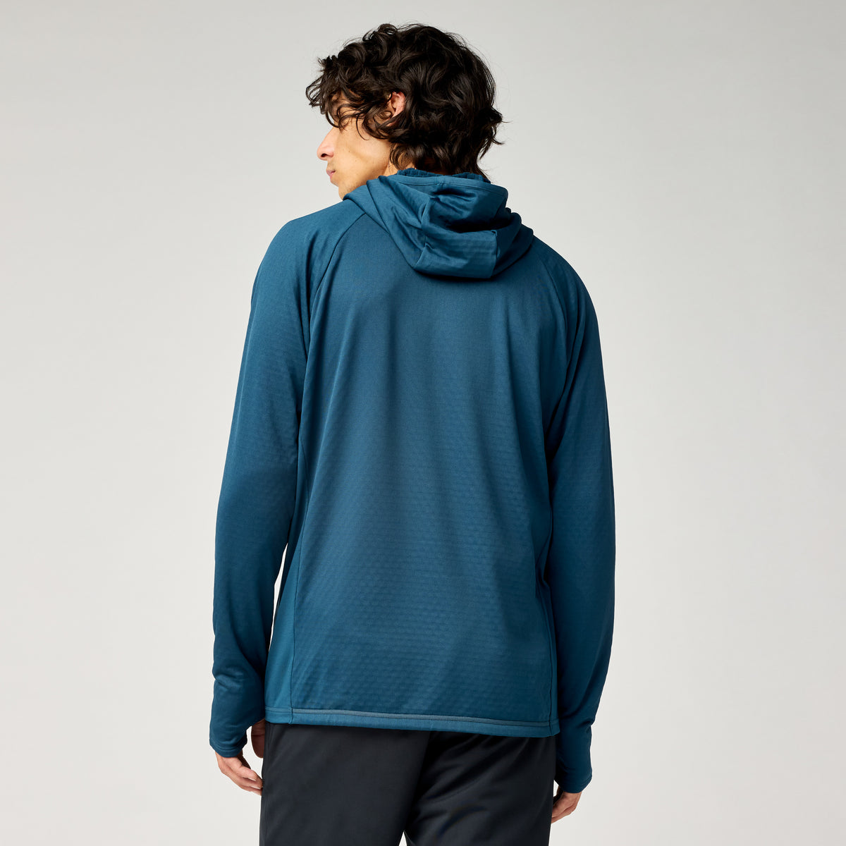 BROOKS MEN'S MOMENTUM THERMAL HOODIE - INDIGO