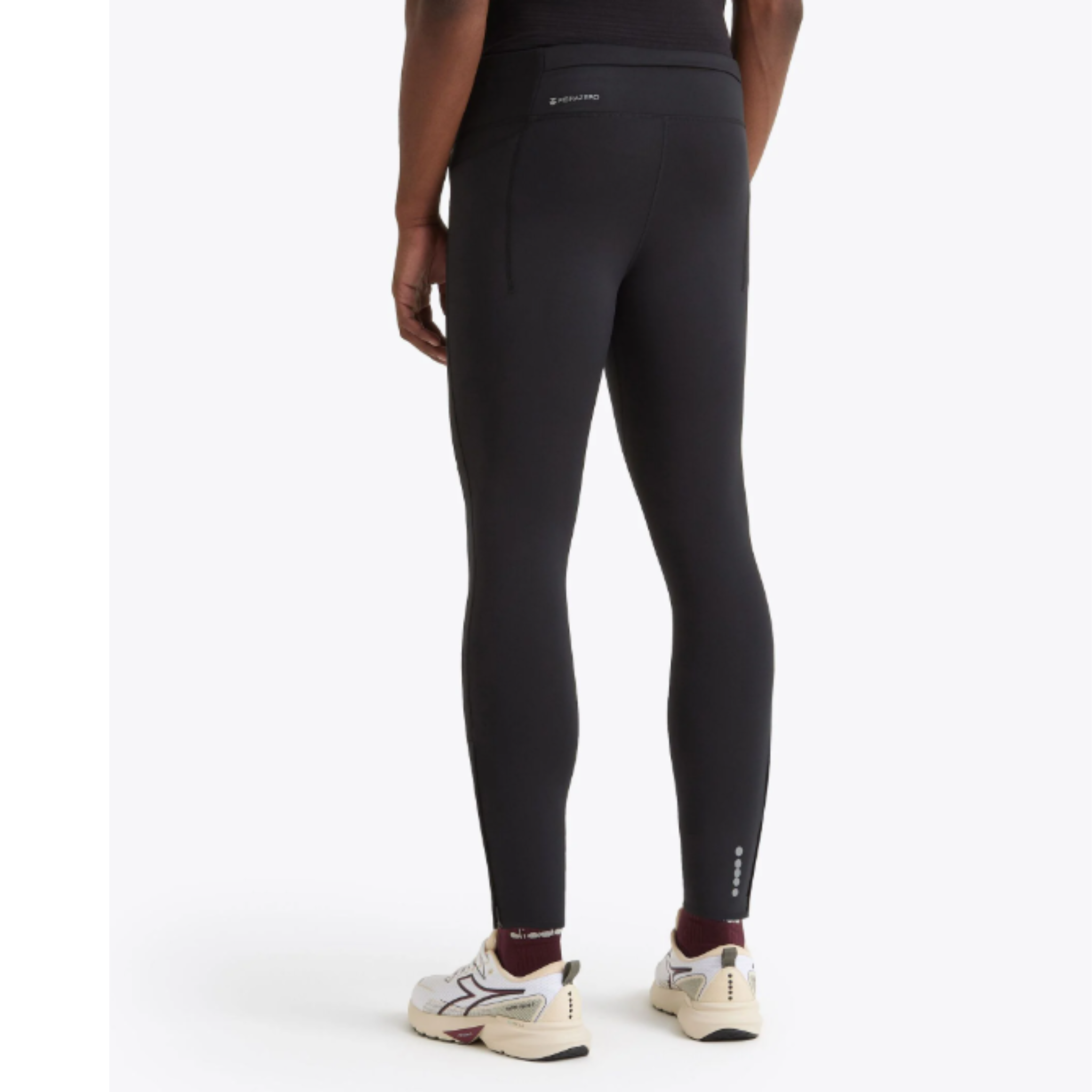DIADORA MEN'S RUN TIGHTS WINTER PROTECTION - BLACK