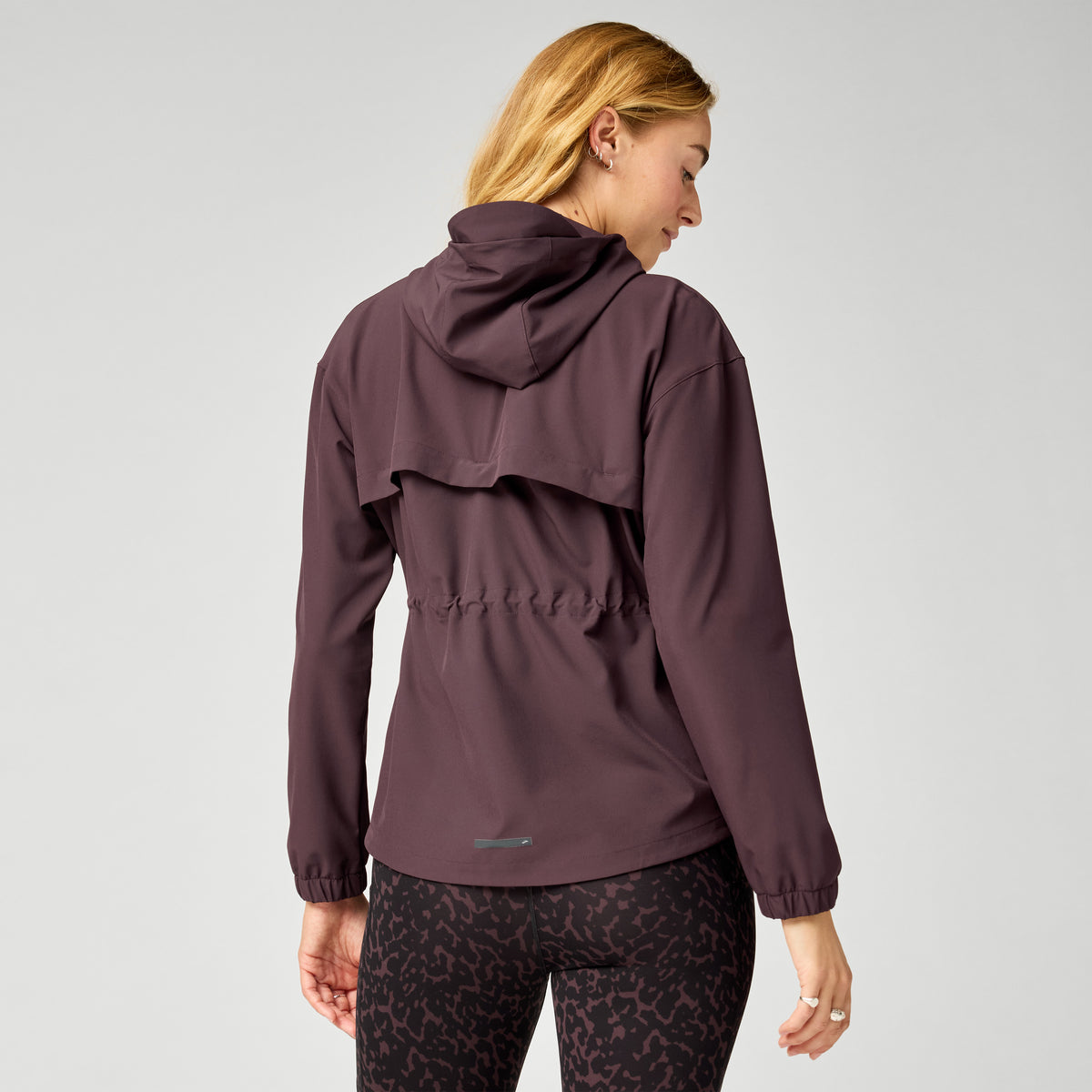BROOKS WOMEN'S CANOPY CINCH-WAIST JACKET - COCOA
