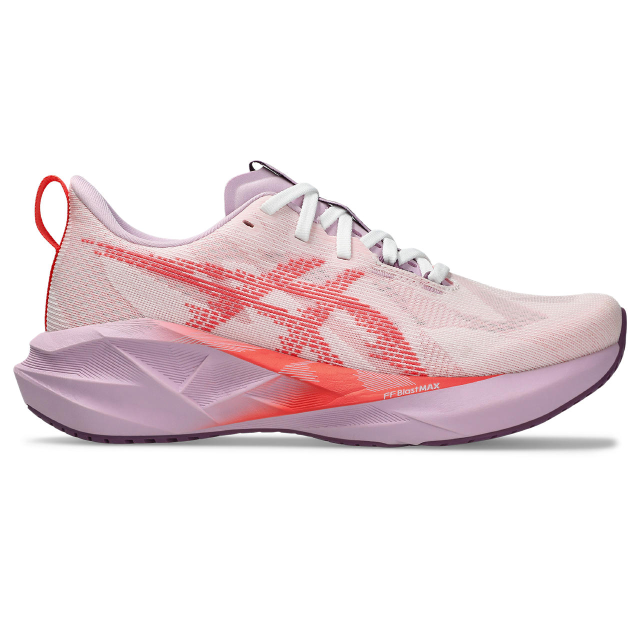 ASICS WOMEN'S NOVABLAST 5 - B - 101 WHITE/CORAL REEF 5.0