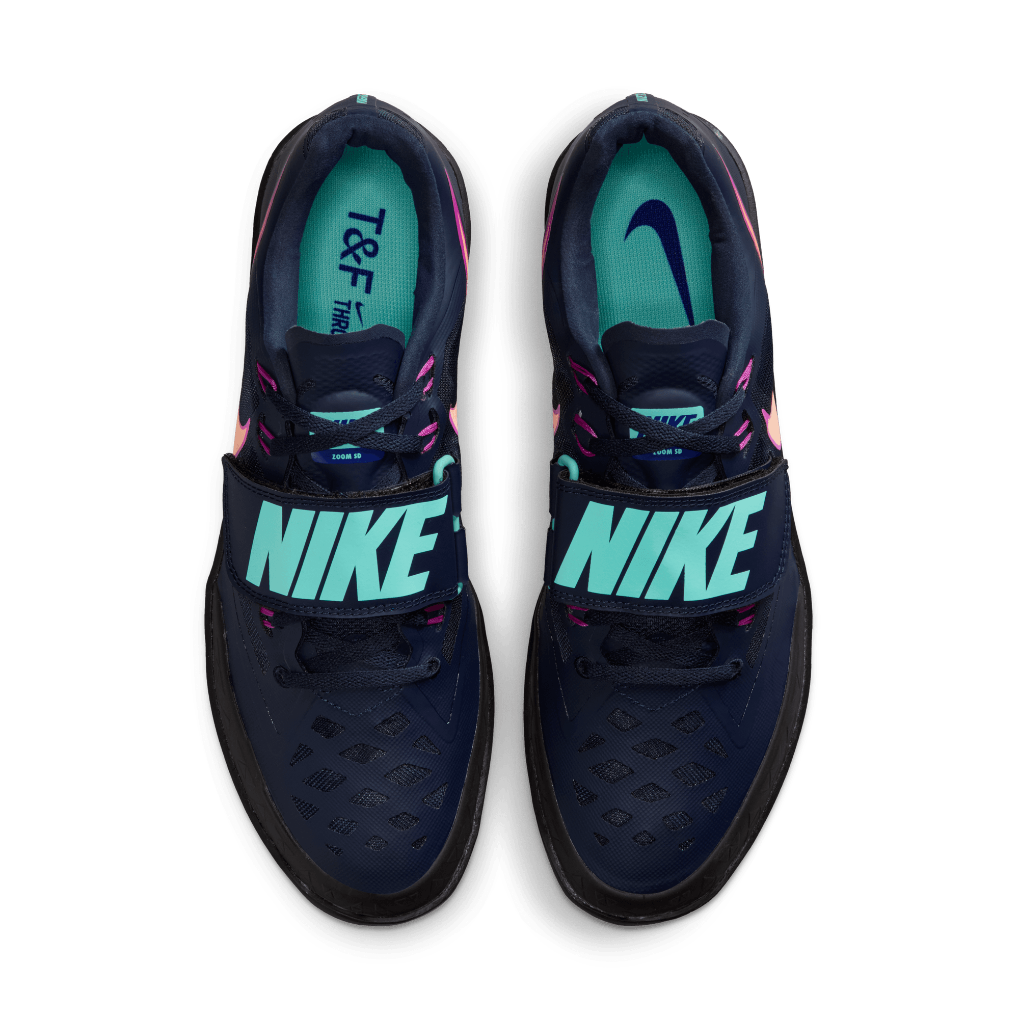NIKE ZOOM SD 4 - D - OBSIDIAN/ORANGE PULSE