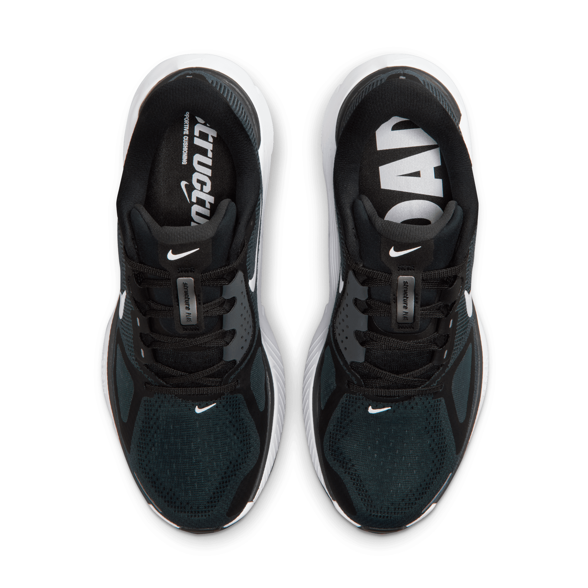 NIKE WOMEN'S STRUCTURE PLUS - B - BLACK/WHITE