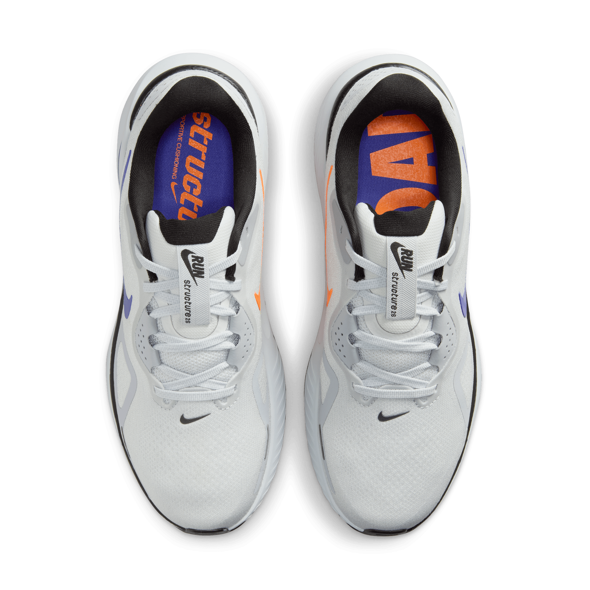 NIKE MEN'S STRUCTURE 26 - D - PURE PLATINUM/PERSIAN VIOLET