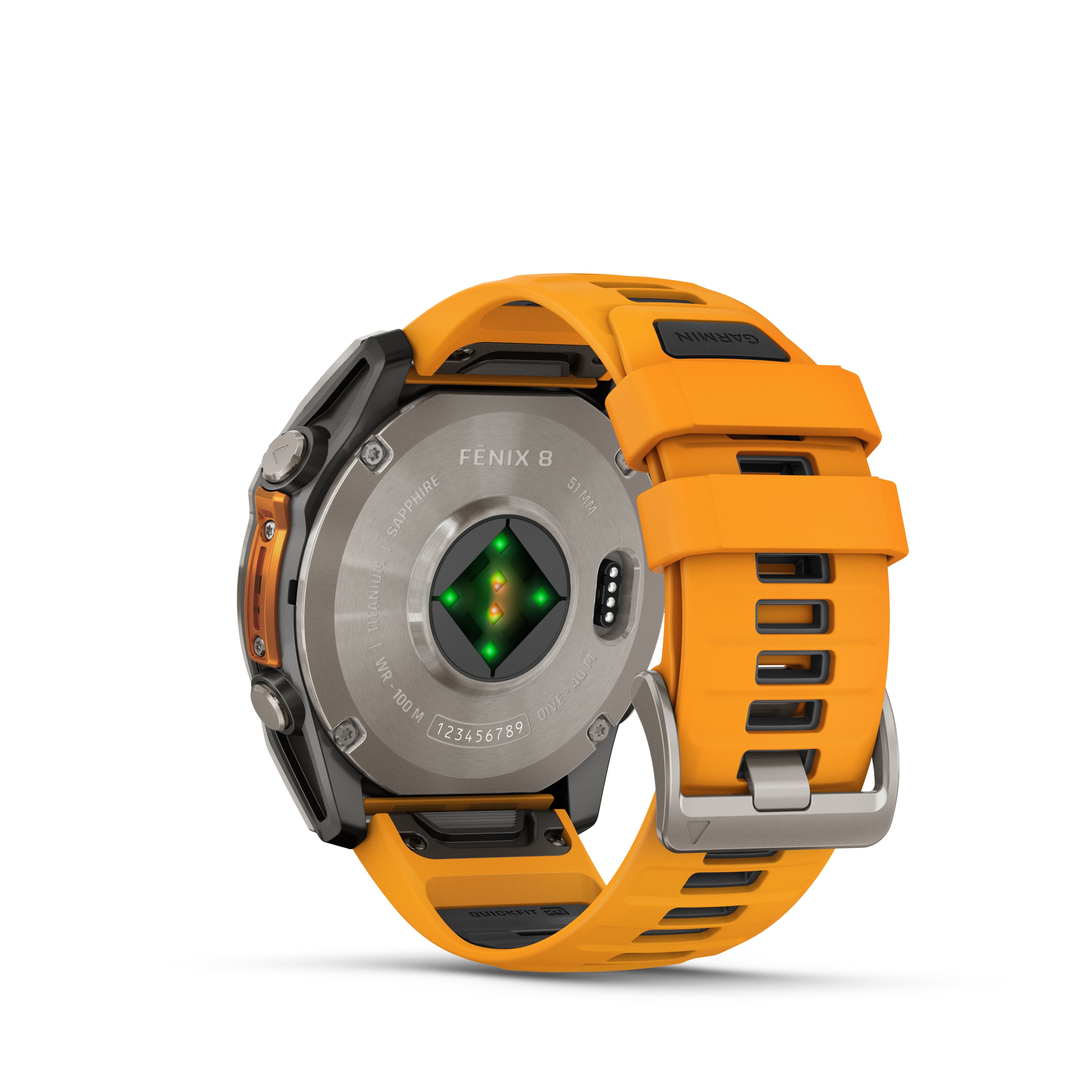 GARMIN GARMIN fēnix® 8 - 51MM - AMOLED, SAPPHIRE - SPARK ORANGE/GRAPHITE 