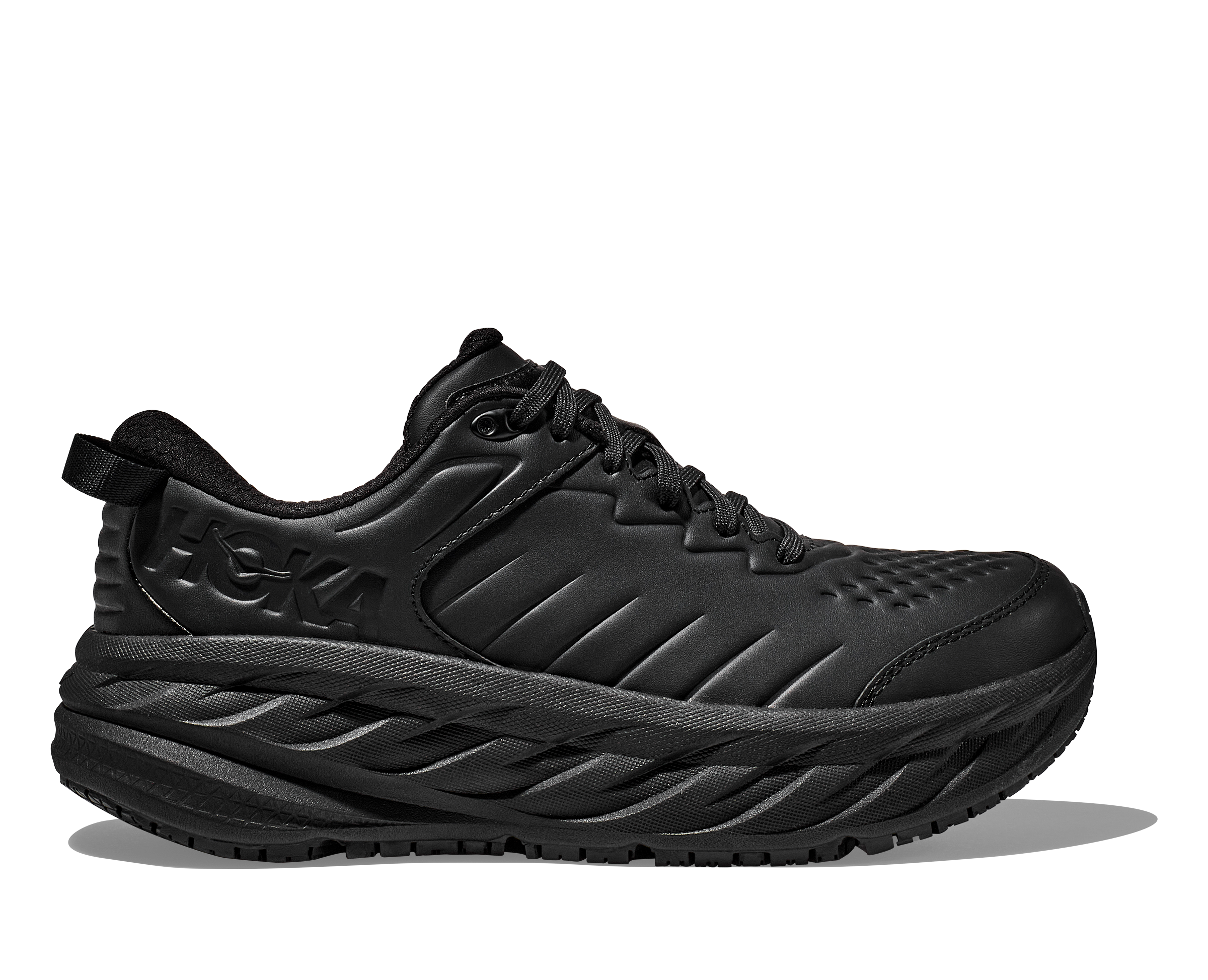 HOKA MEN'S BONDI SR - D - BLACK/BLACK 7.0