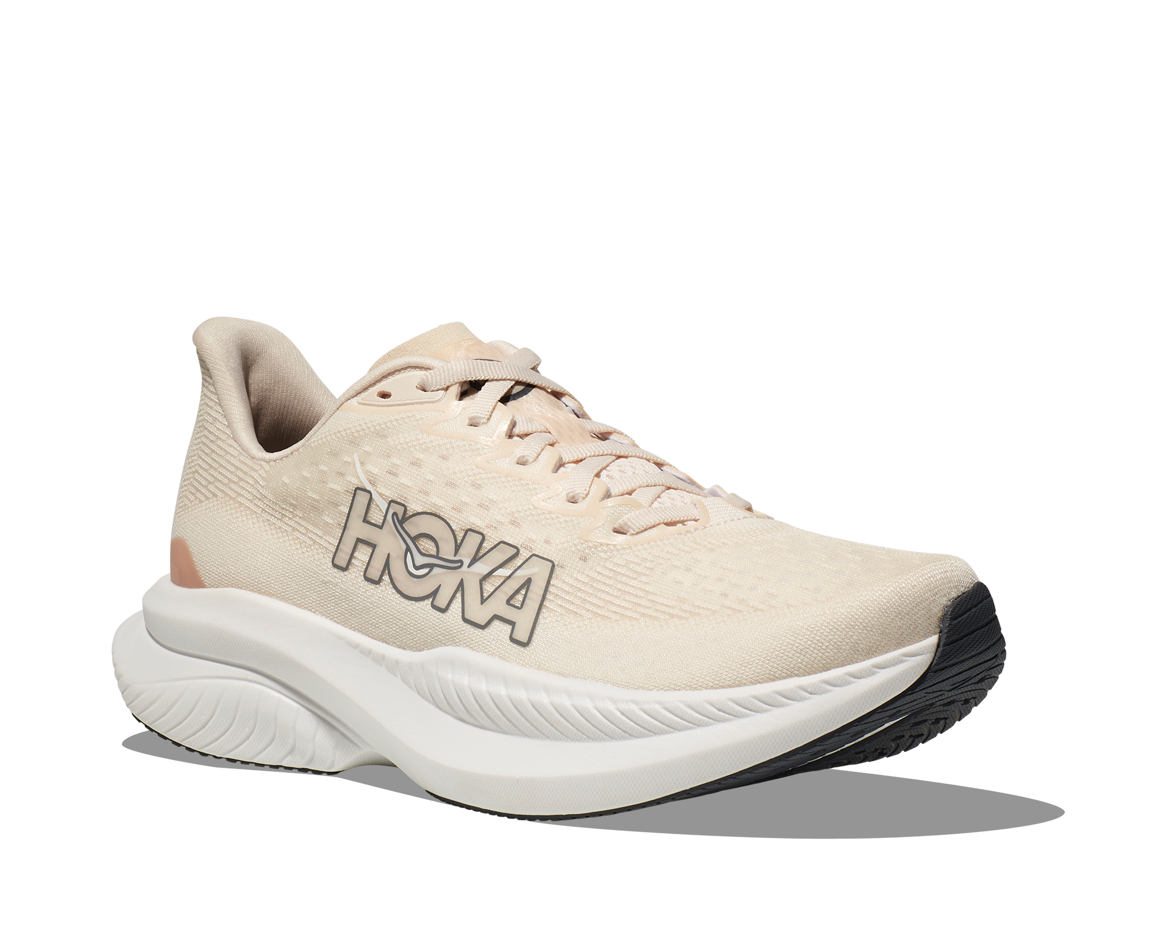 HOKA WOMEN'S MACH 6 - B - EGGNOG / VANILLA 