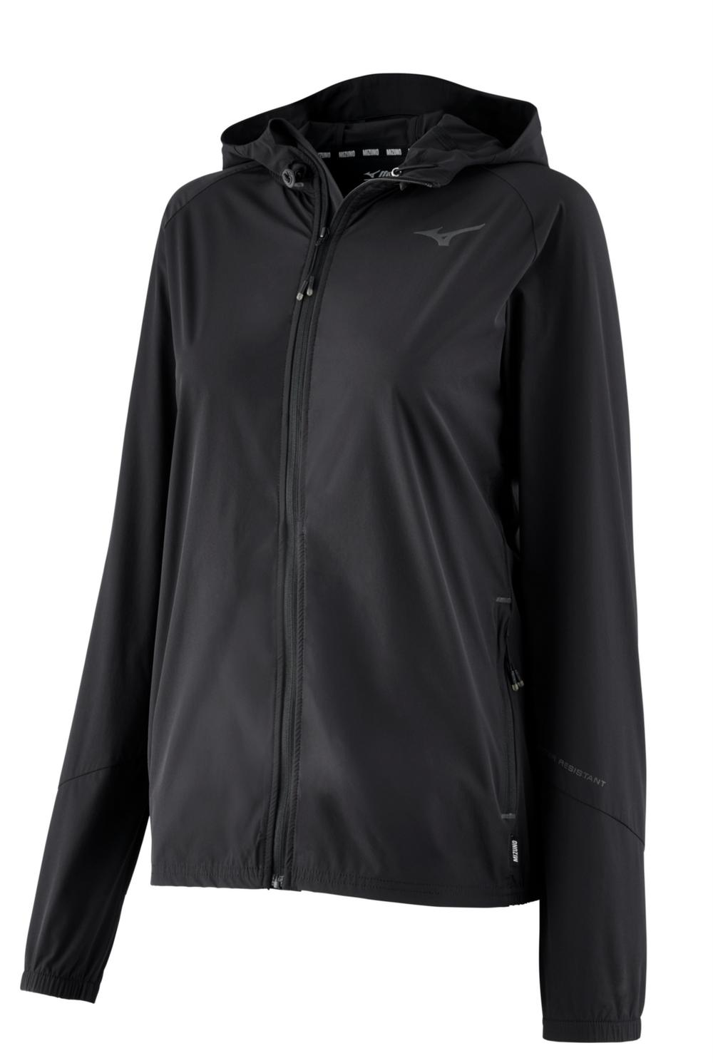 MIZUNO WOMEN'S INFINITY PACKABLE JACKET - 9090 BLACK XS