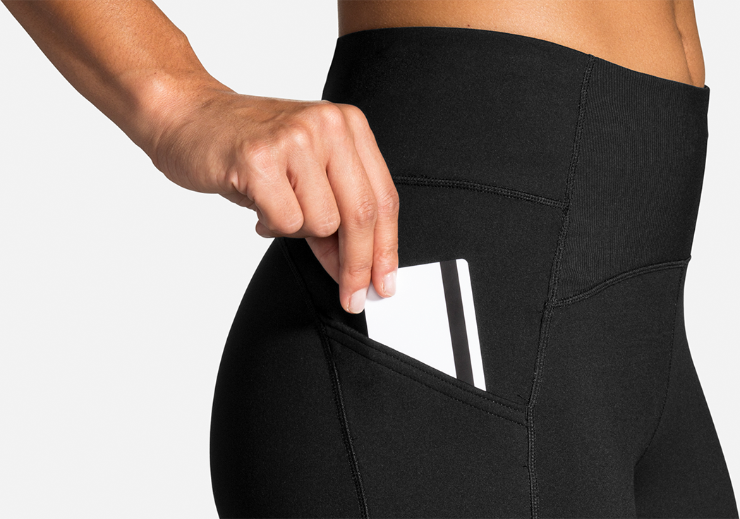 BROOKS WOMEN'S MOMENTUM THERMAL TIGHT 2.0 - BLACK