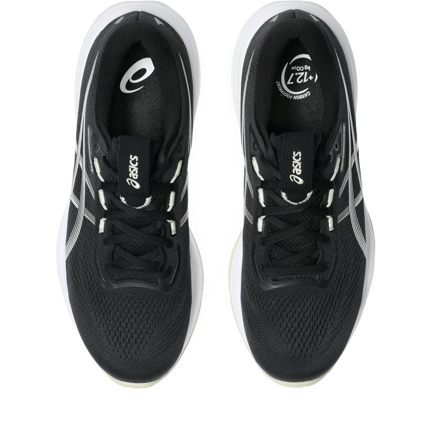 ASICS MEN'S CUMULUS 28 - D - BLACK/WHITE