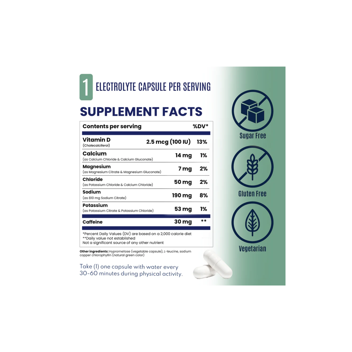 SALTSTICK SALTSTICK CAPS PLUS + CAFFEINE 100CT