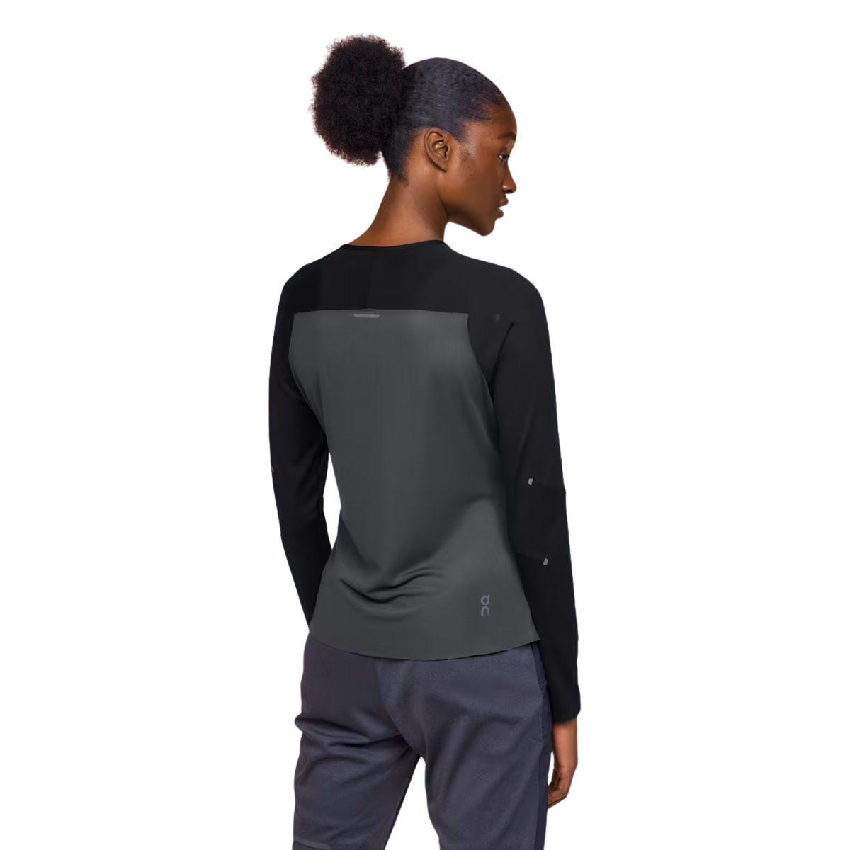 WOMEN'S PERFORMANCE LONG T - BLACK/ECLIPSE