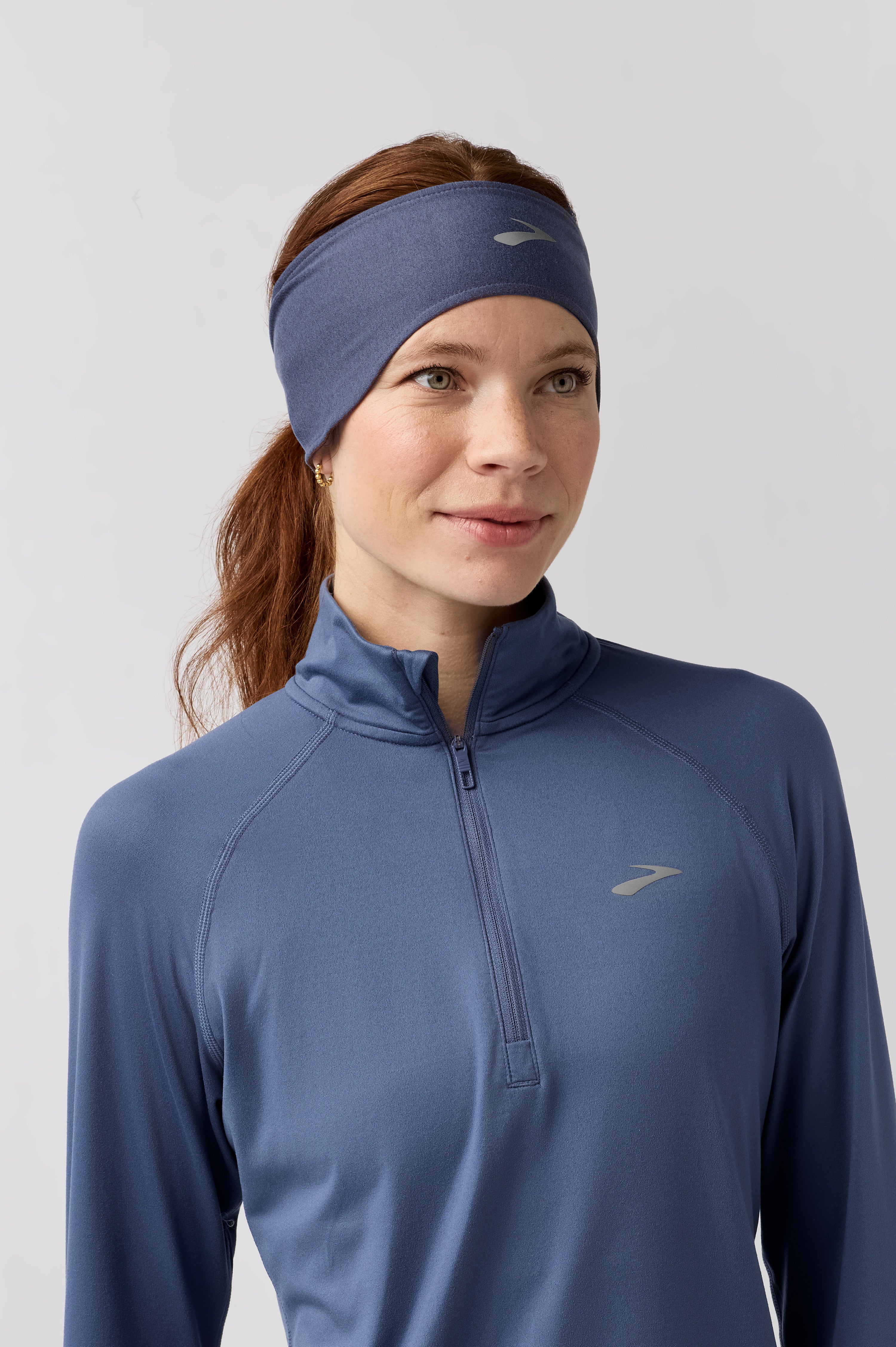 BROOKS LUXE THERMAL HEADBAND - HTR NIGHTSHADOW