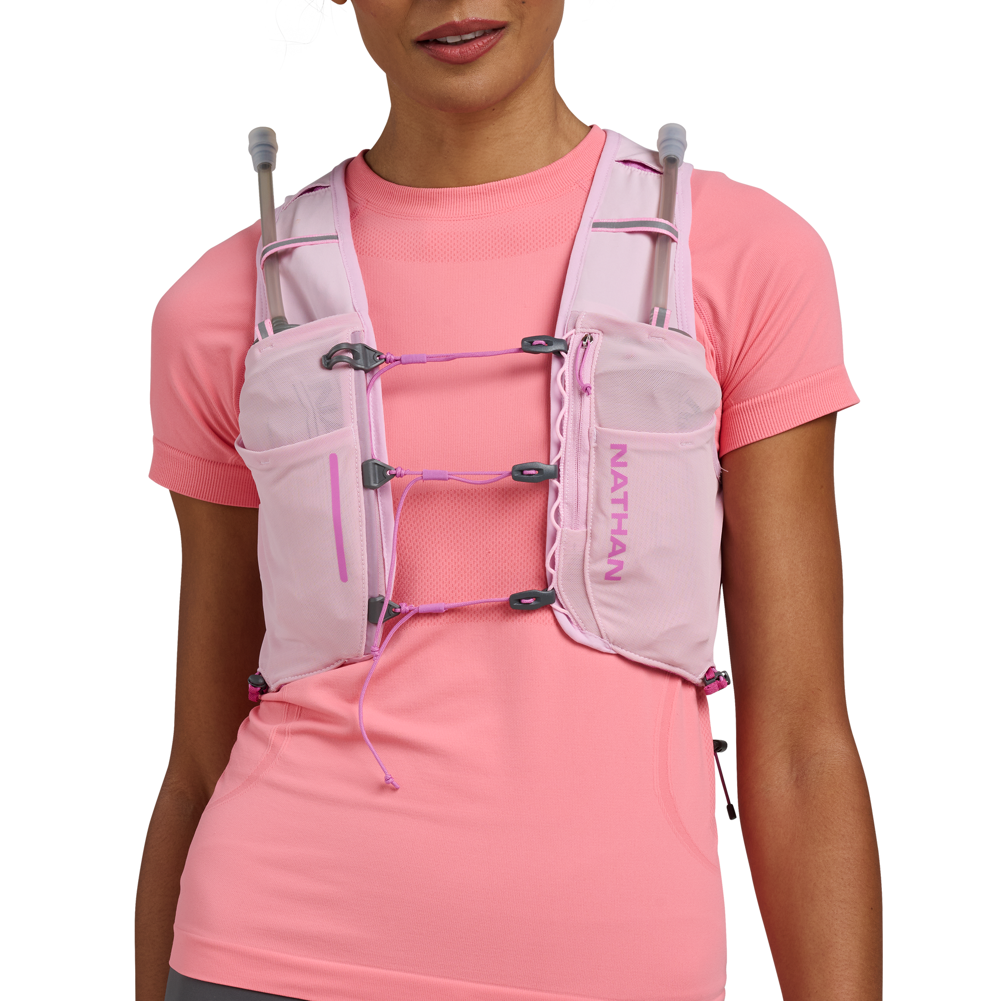 NATHAN WOMEN'S PINNACLE PRO 6L - LIGHT PINK/FUCHSIA S