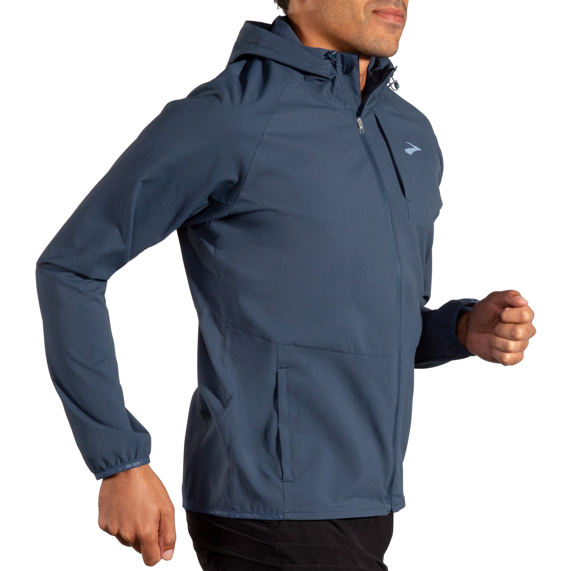 BROOKS MEN'S CANOPY JACKET - 455 BLUE SLATE 