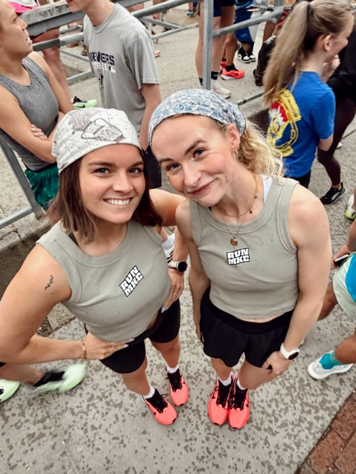 PR GEAR RUN MKE LIMITED EDITION WOMEN'S CROP TANK - EUCALYPTUS