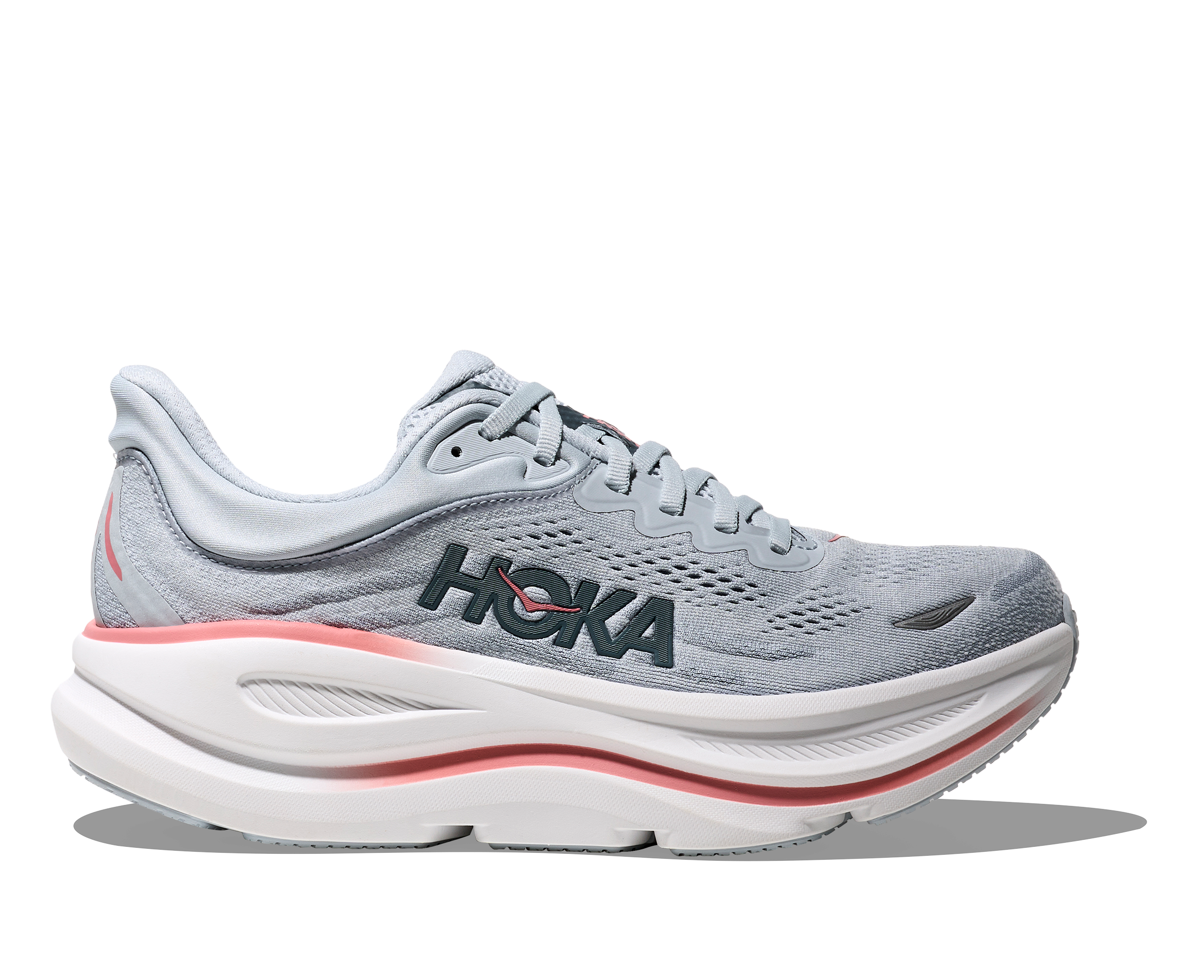 HOKA WOMEN'S BONDI 9 - B - MINERAL BLUE/WASHED BLUE 5.0