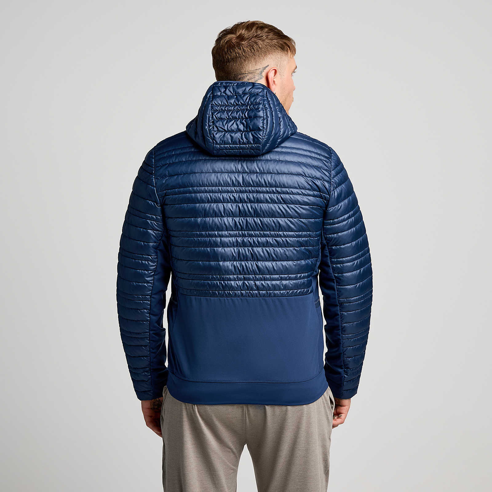 SAUCONY MEN'S HURRICANE INSULATED JACKET - NAVY 