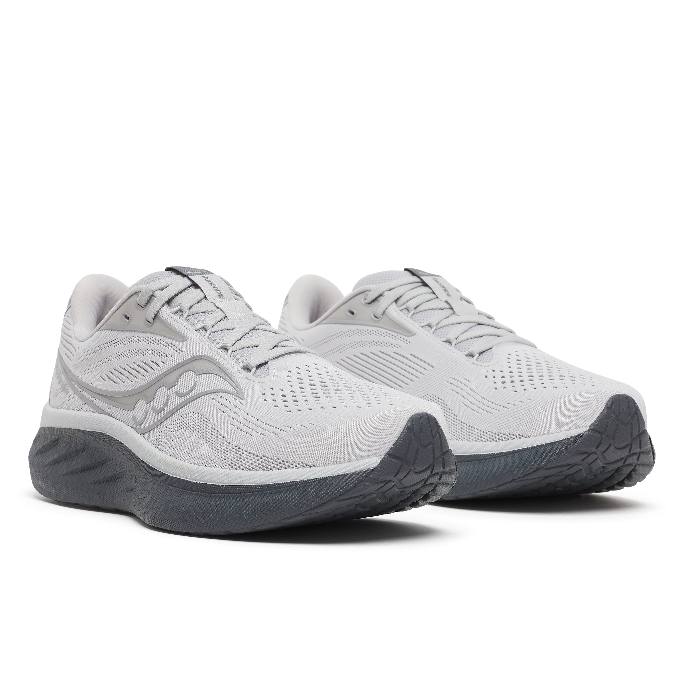 SAUCONY MEN'S RIDE 18 - WIDE 2E - 103 CLOUD/SHADOW