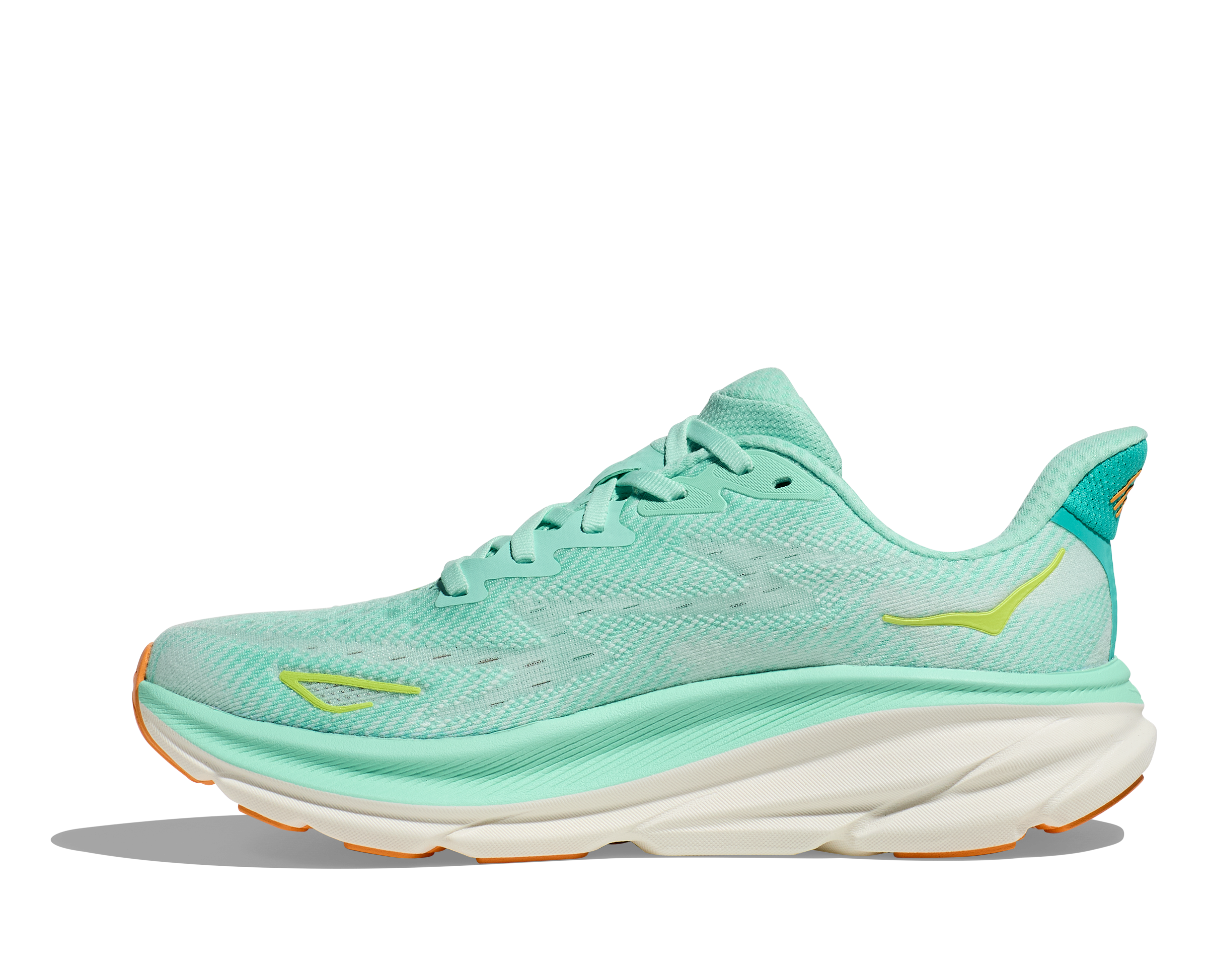 HOKA WOMEN'S CLIFTON 9 - B - SMQ SEAFOAM/AQUA BREEZE 