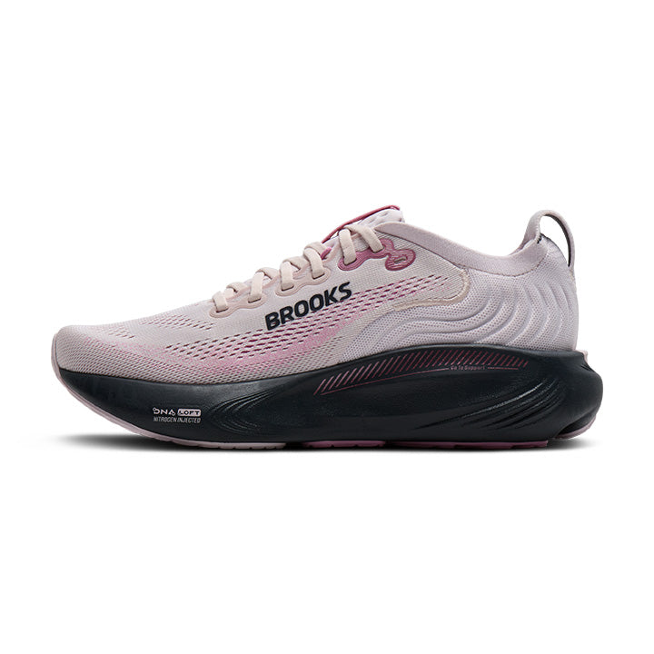 BROOKS WOMEN'S ADRENALINE GTS 25 - B - MAUVE/EBONY/PINK