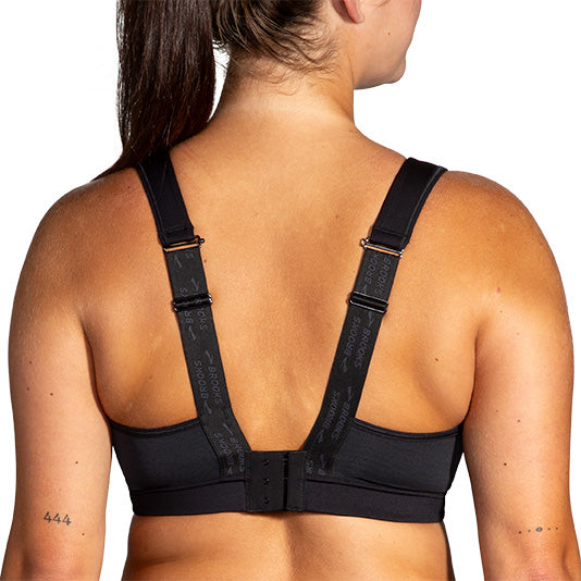 BROOKS WOMEN'S DRIVE CONVERTIBLE SPORTS BRA 2.0 - 001 BLACK 