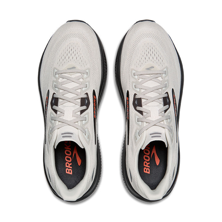 BROOKS MEN'S GHOST 18 - D - COCONUT/PEARL/TIGERLILY