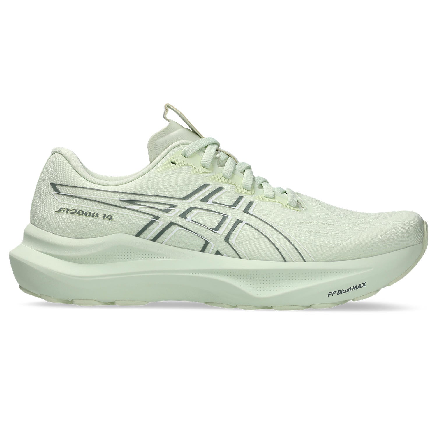 ASICS WOMEN'S GT-2000 14 - B - WHISPER GREEN/MONUMENT BLUE 5.0
