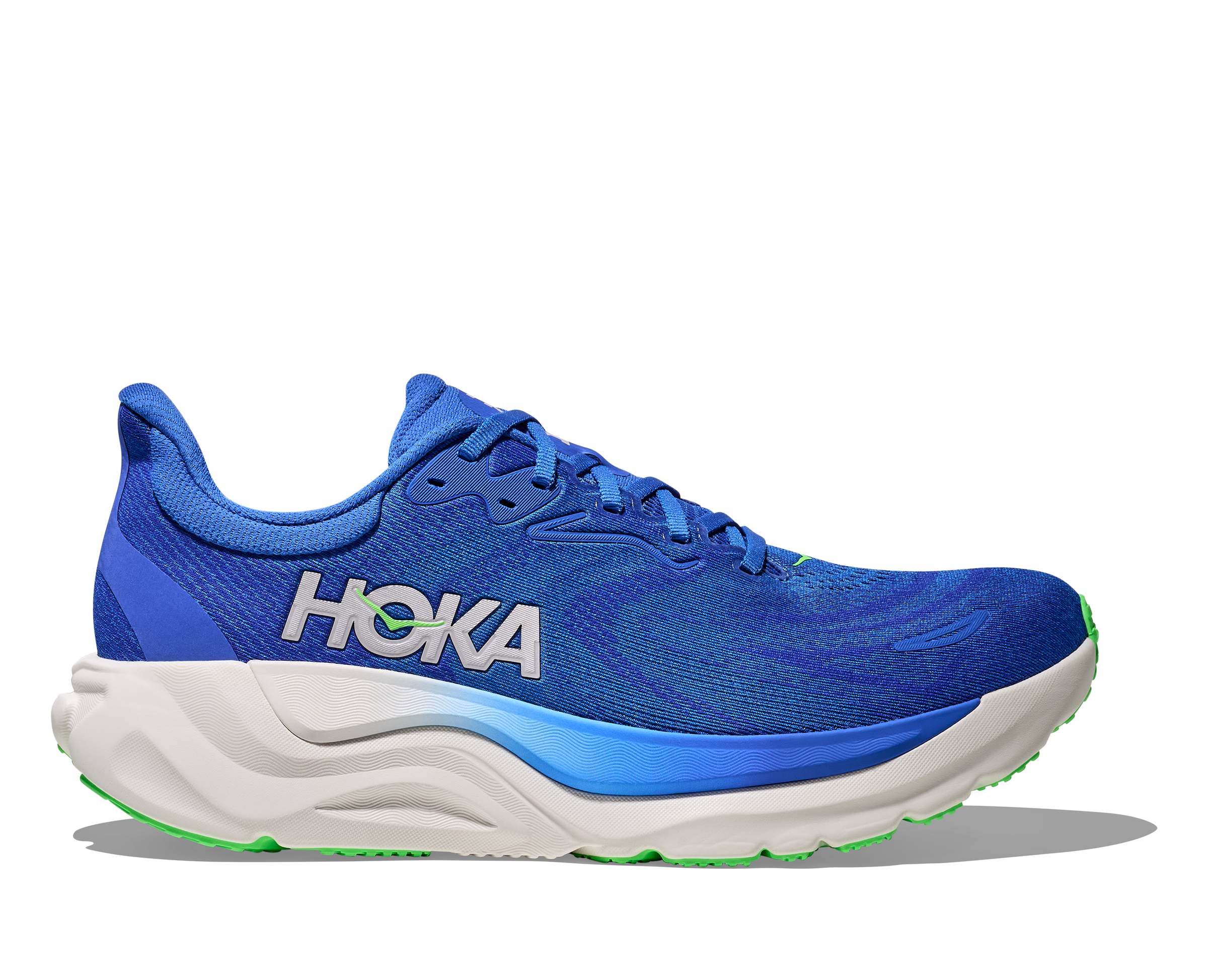 HOKA MEN'S ARAHI 8 - D - COBALT BLUE/NEON GREEN 7.0