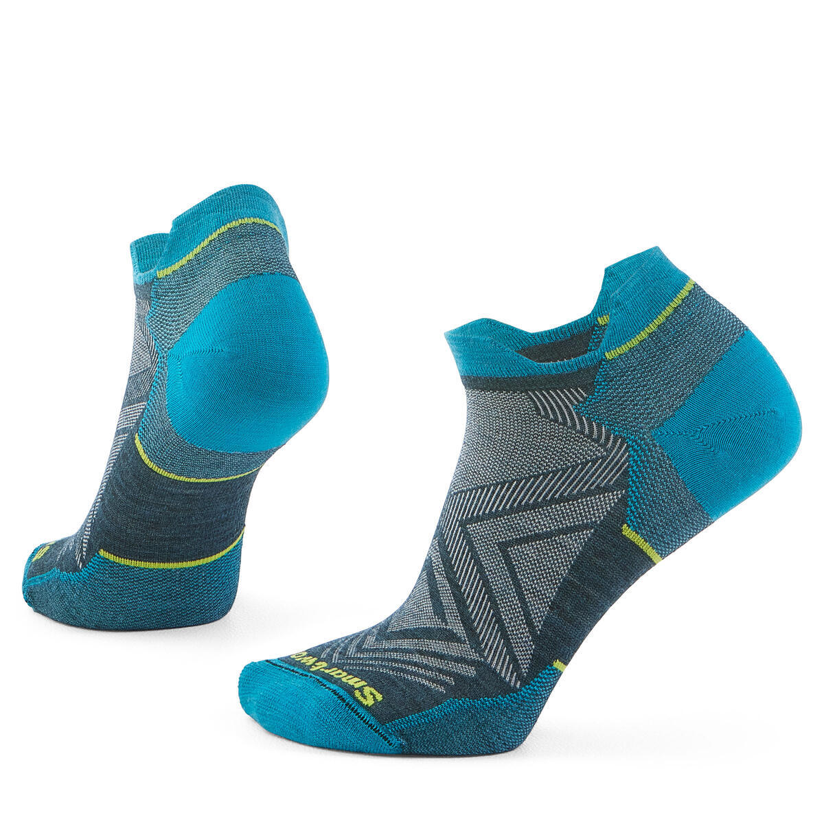 SMARTWOOL WOMEN'S RUN ZERO CUSHION LOW ANKLE SOCK G74 TWILIGHT BLUE