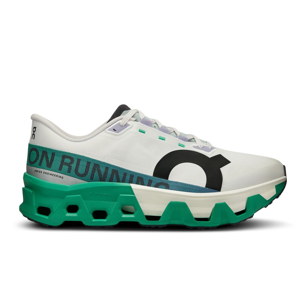 ON RUNNING MEN'S CLOUDMONSTER HYPER - D - WHITE/MINT 7.0