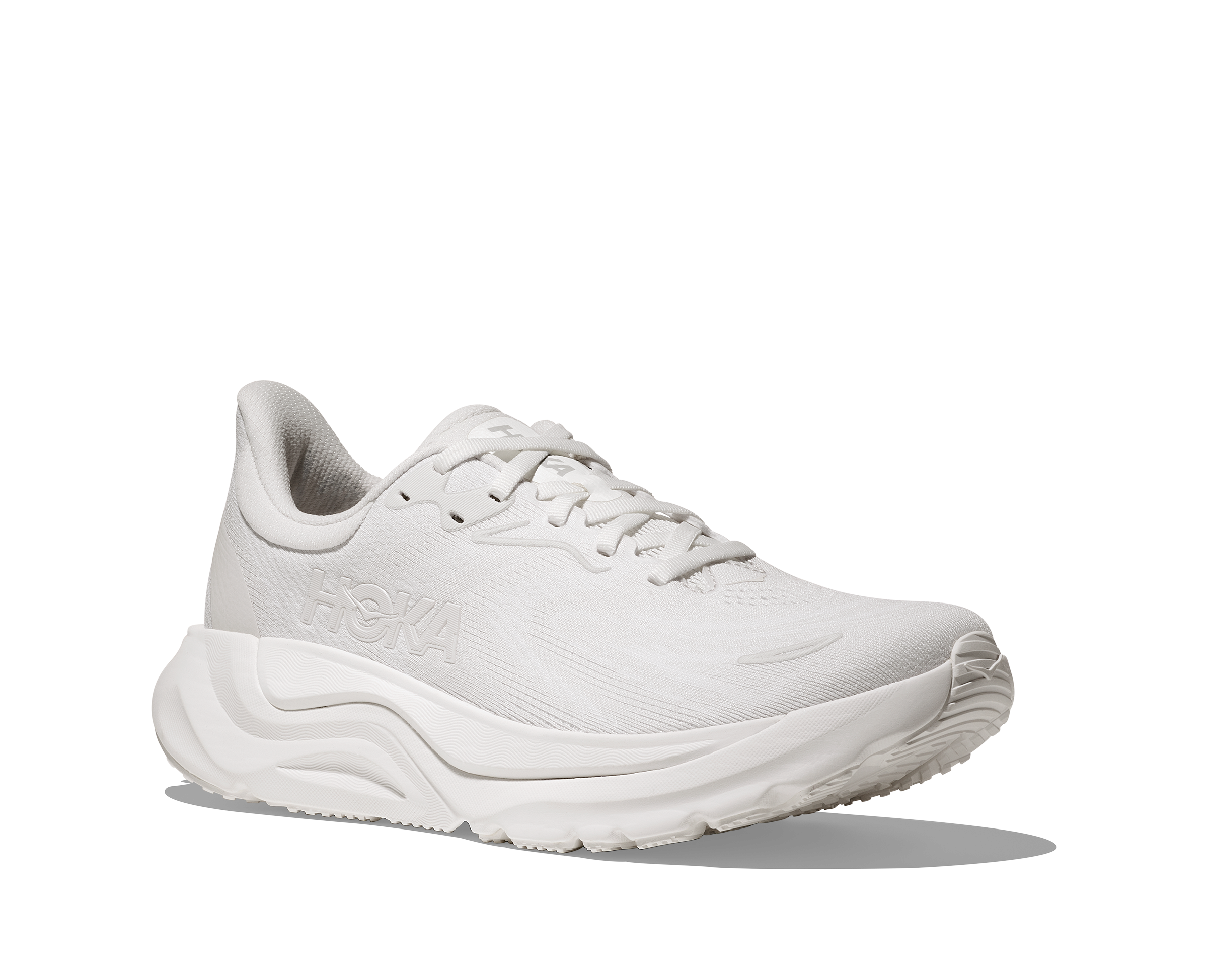 HOKA WOMEN'S ARAHI 8 - WIDE D - WHITE/WHITE - SIZE 9.5